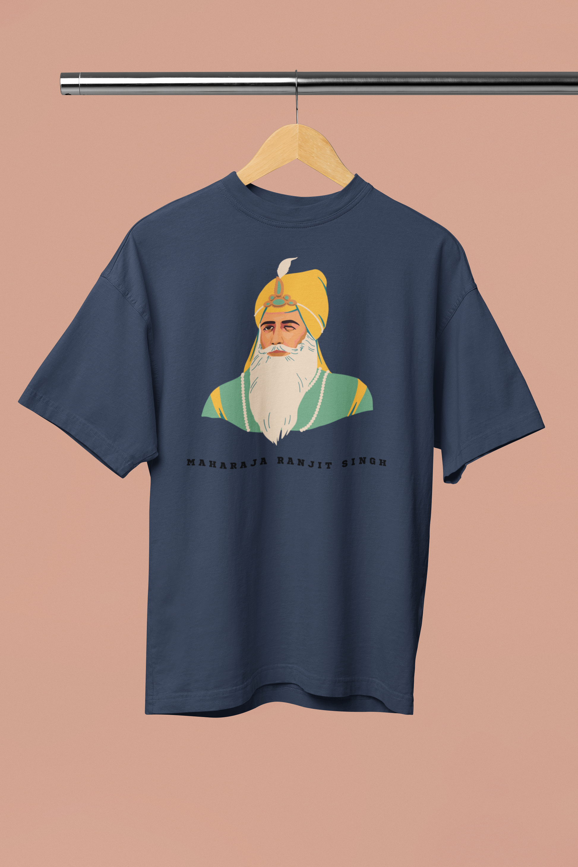 Maharaja Ranjit Singh Printed Oversized T-Shirt