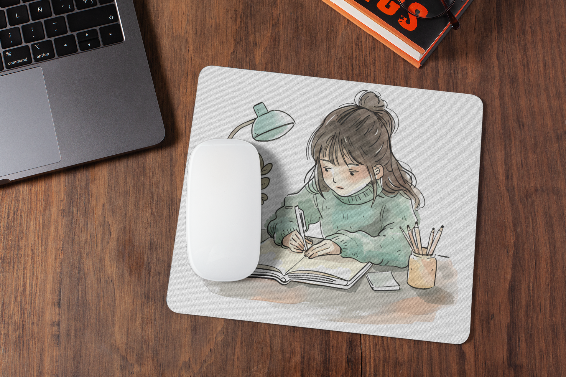 Calm & Focused Printed Mouse Pad