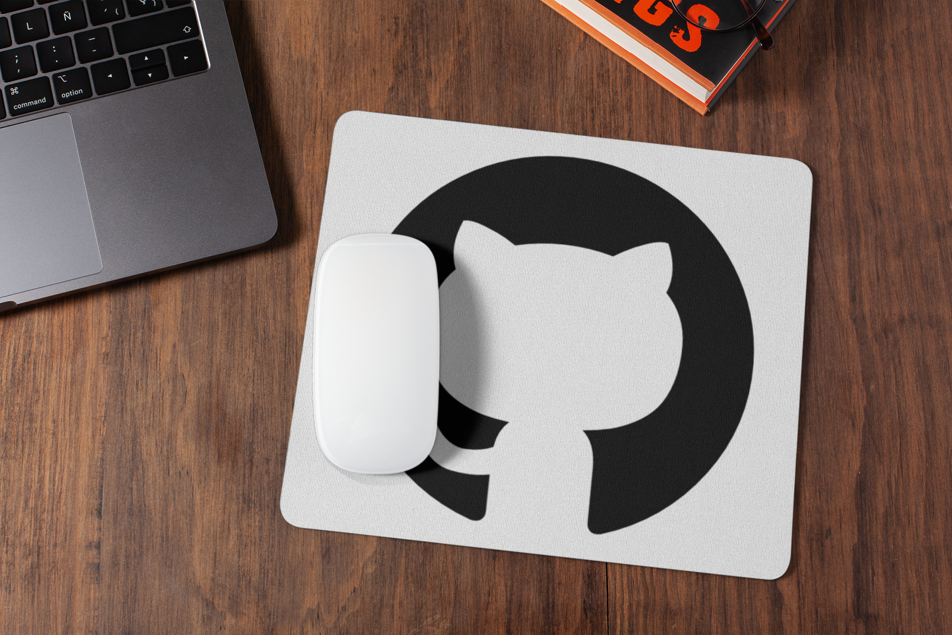 GitHub Logo Printed Mouse Pad