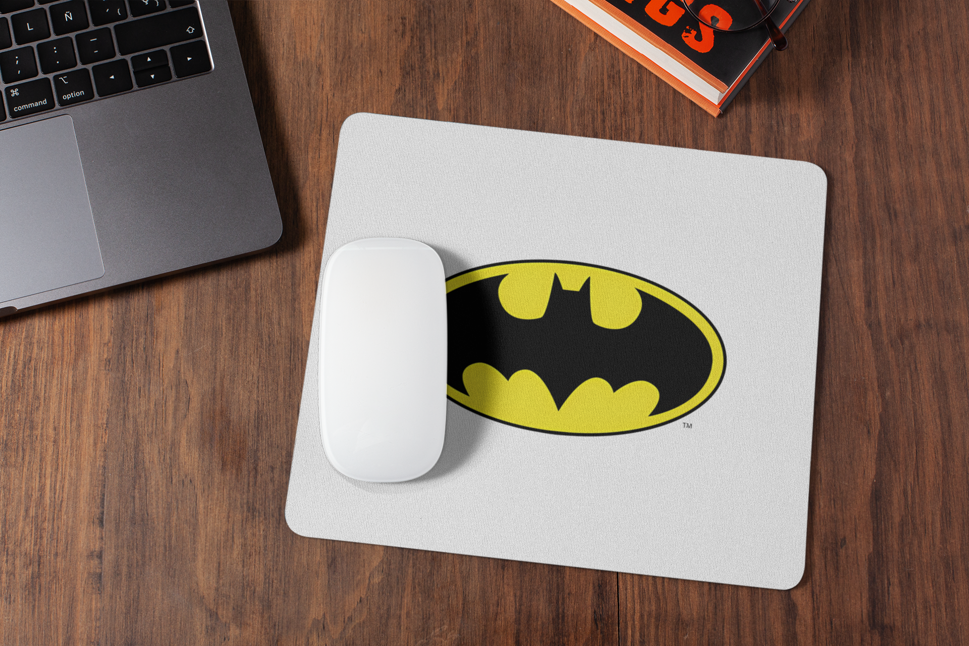 Batman Logo Printed Mouse Pad