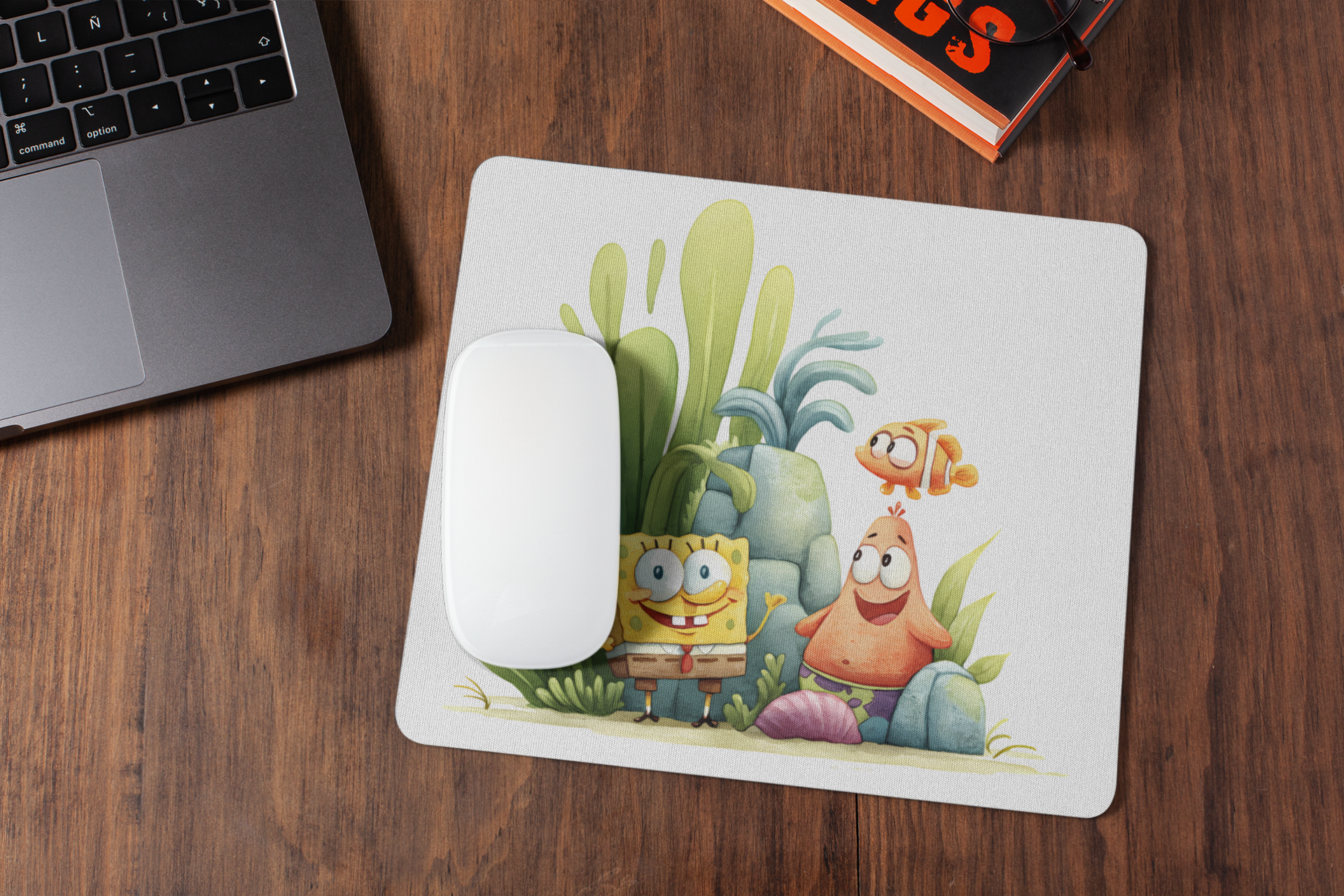 Sponge Bob & Patrick Printed Mouse Pad