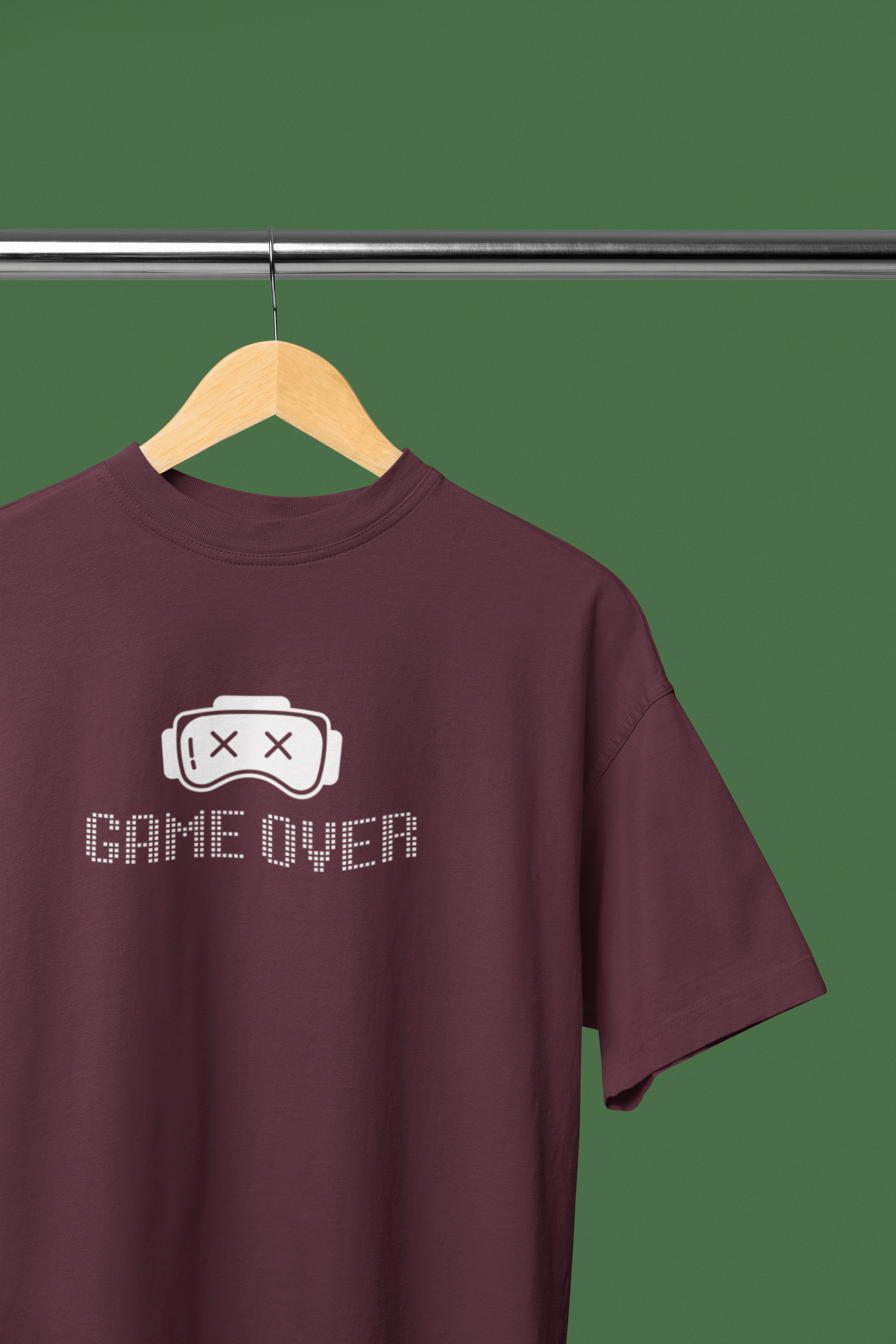 Game Over Unisex Oversized T-Shirt