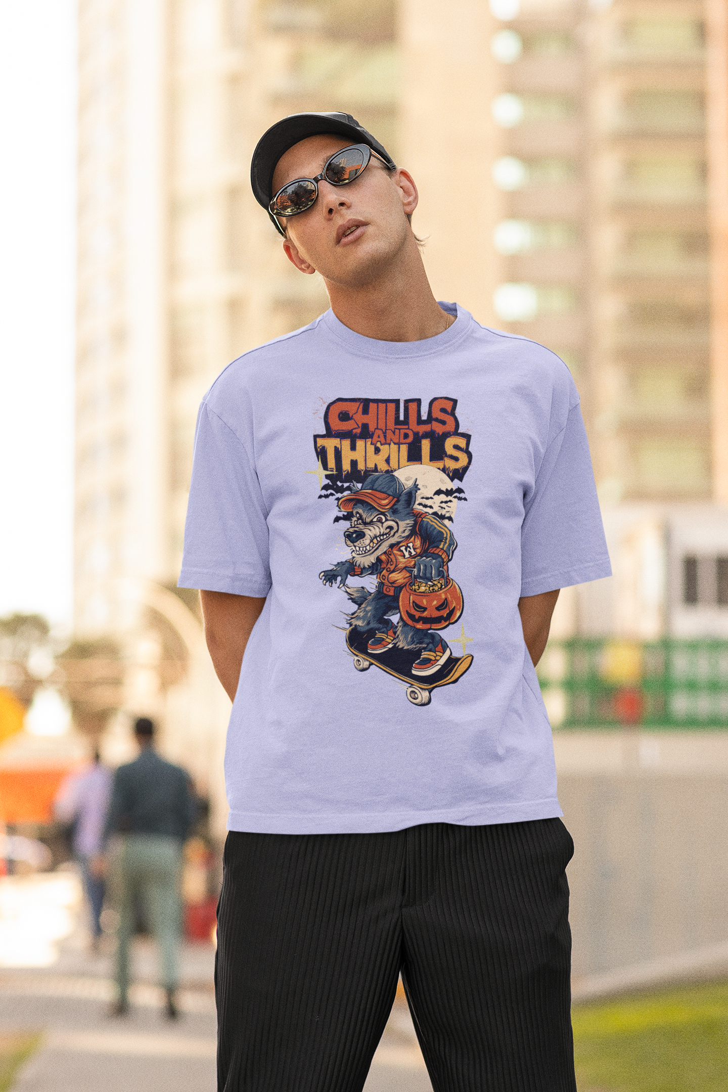 Chills & Thrills Oversized 100% Cotton T-Shirt