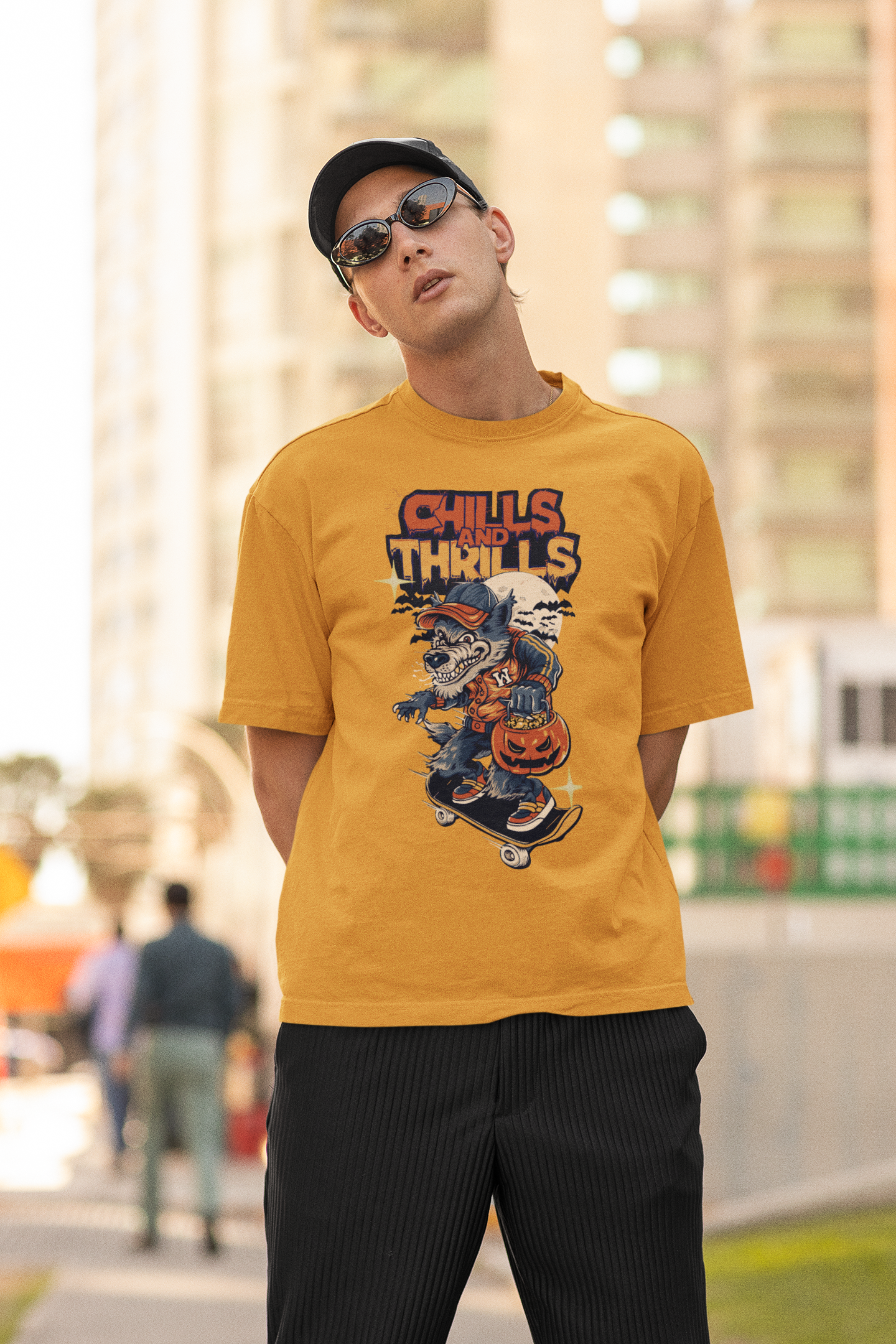 Chills & Thrills Oversized 100% Cotton T-Shirt
