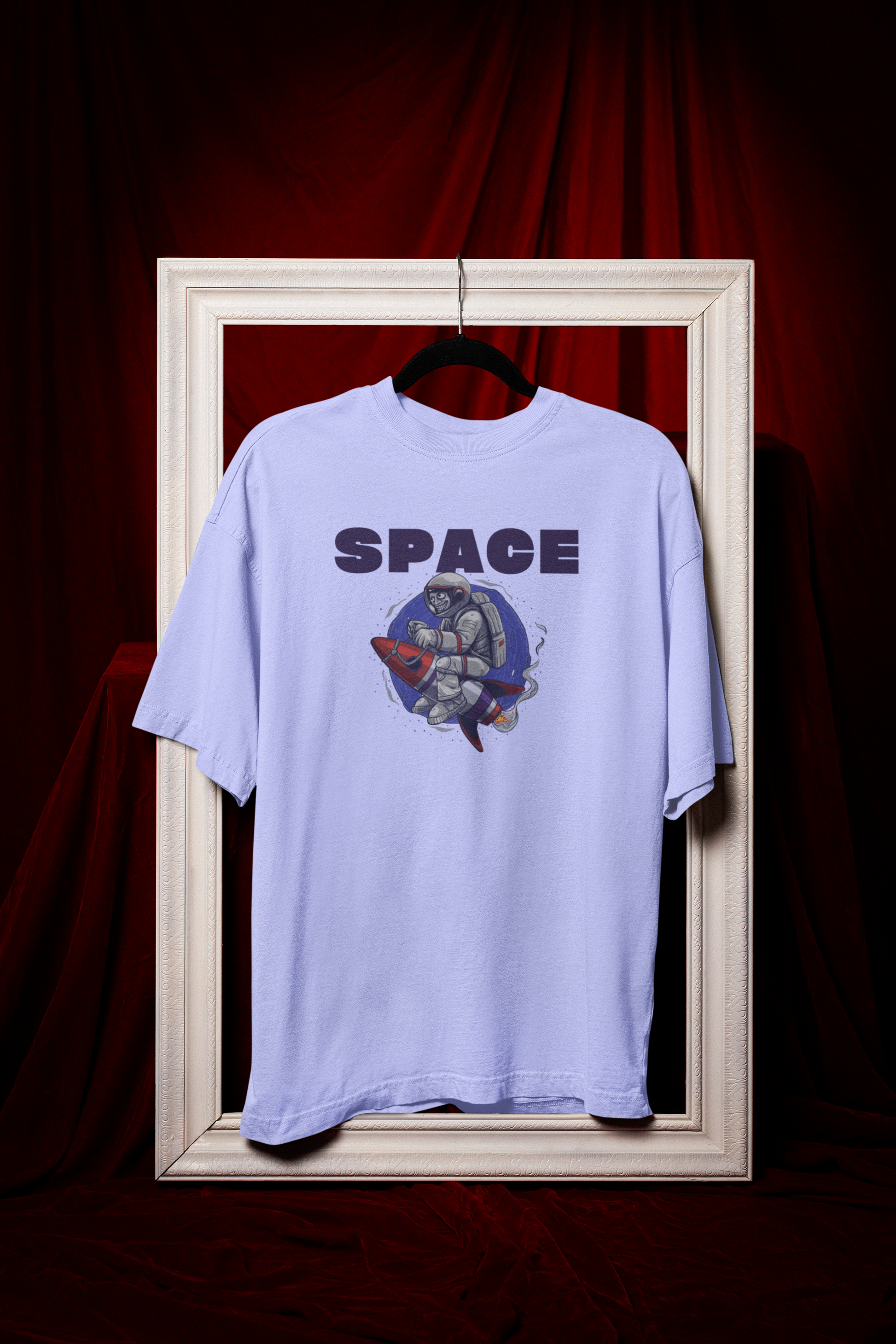 Space Unisex Oversized 100% Cotton T-Shirt