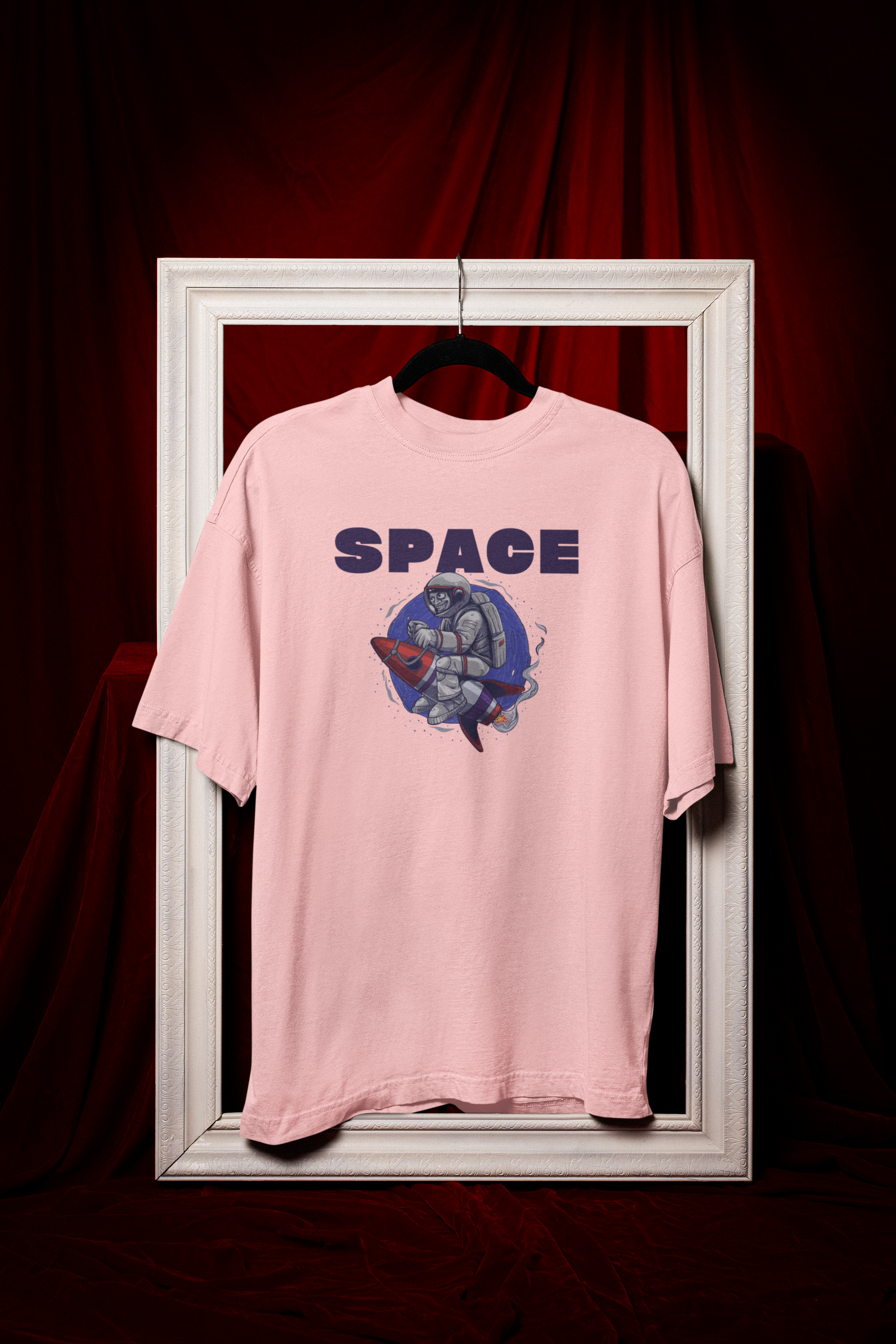 Space Unisex Oversized 100% Cotton T-Shirt