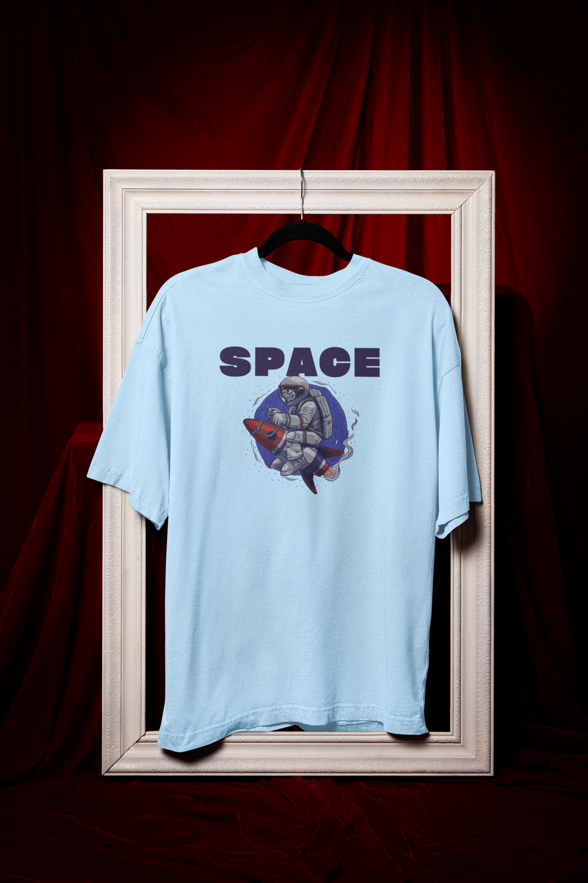Space Unisex Oversized 100% Cotton T-Shirt