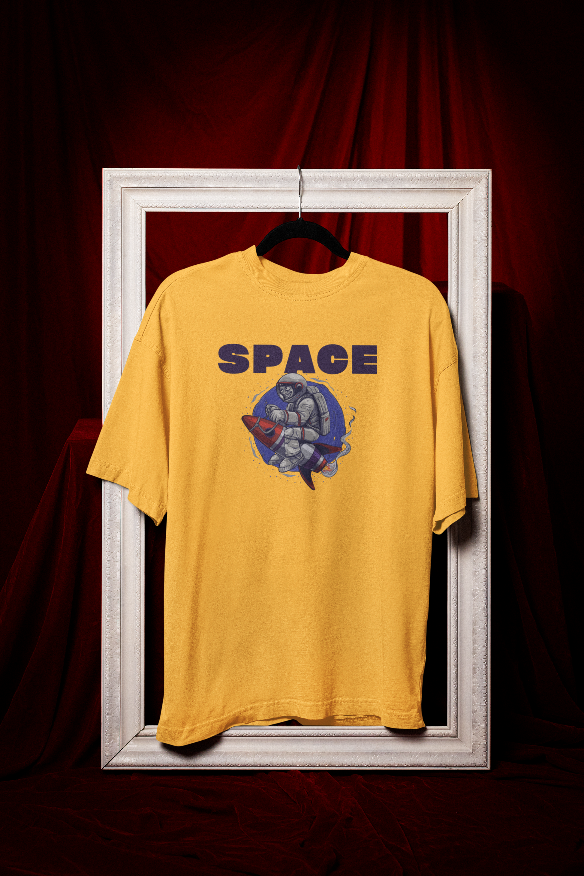 Space Unisex Oversized 100% Cotton T-Shirt