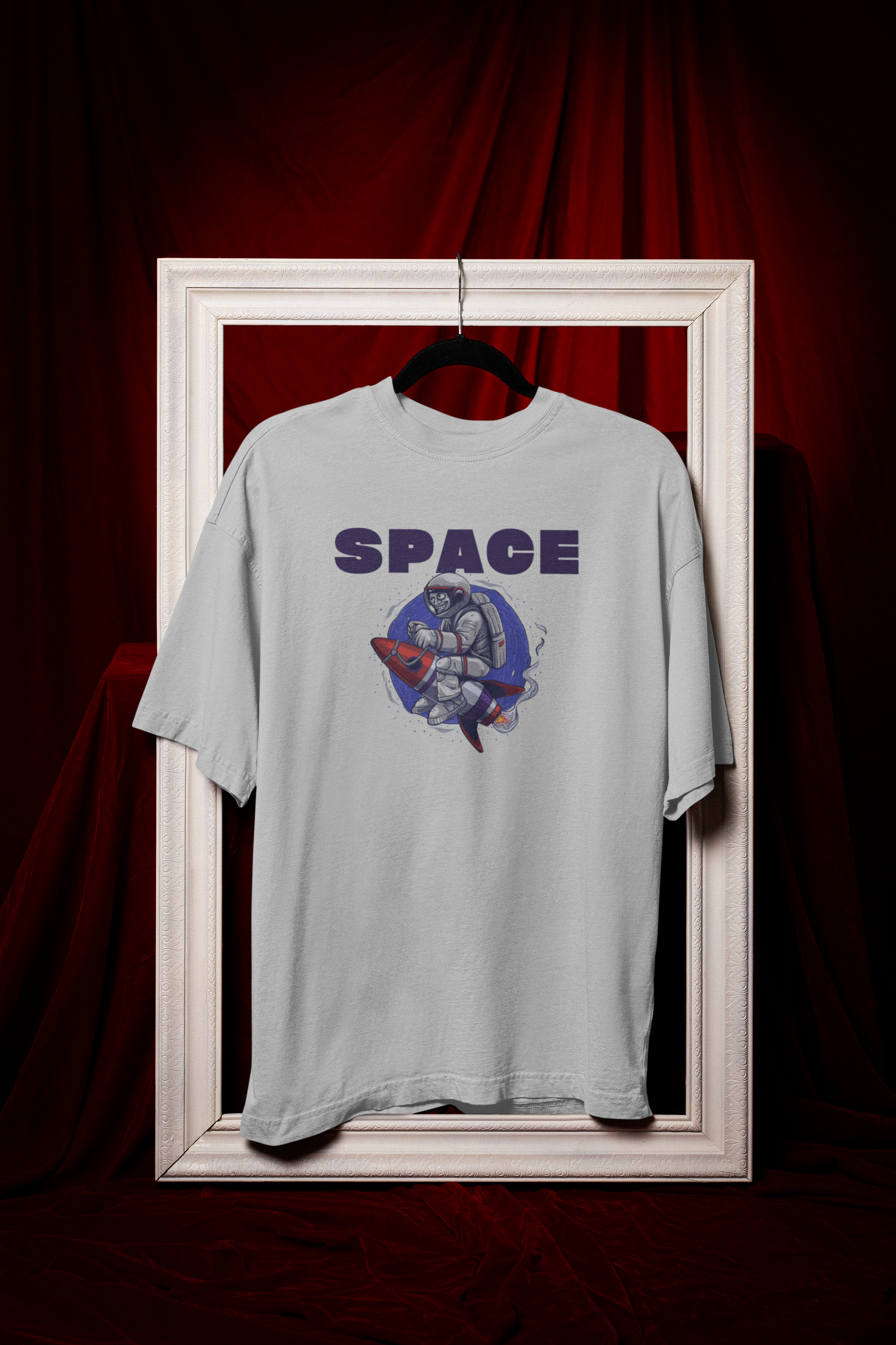 Space Unisex Oversized 100% Cotton T-Shirt