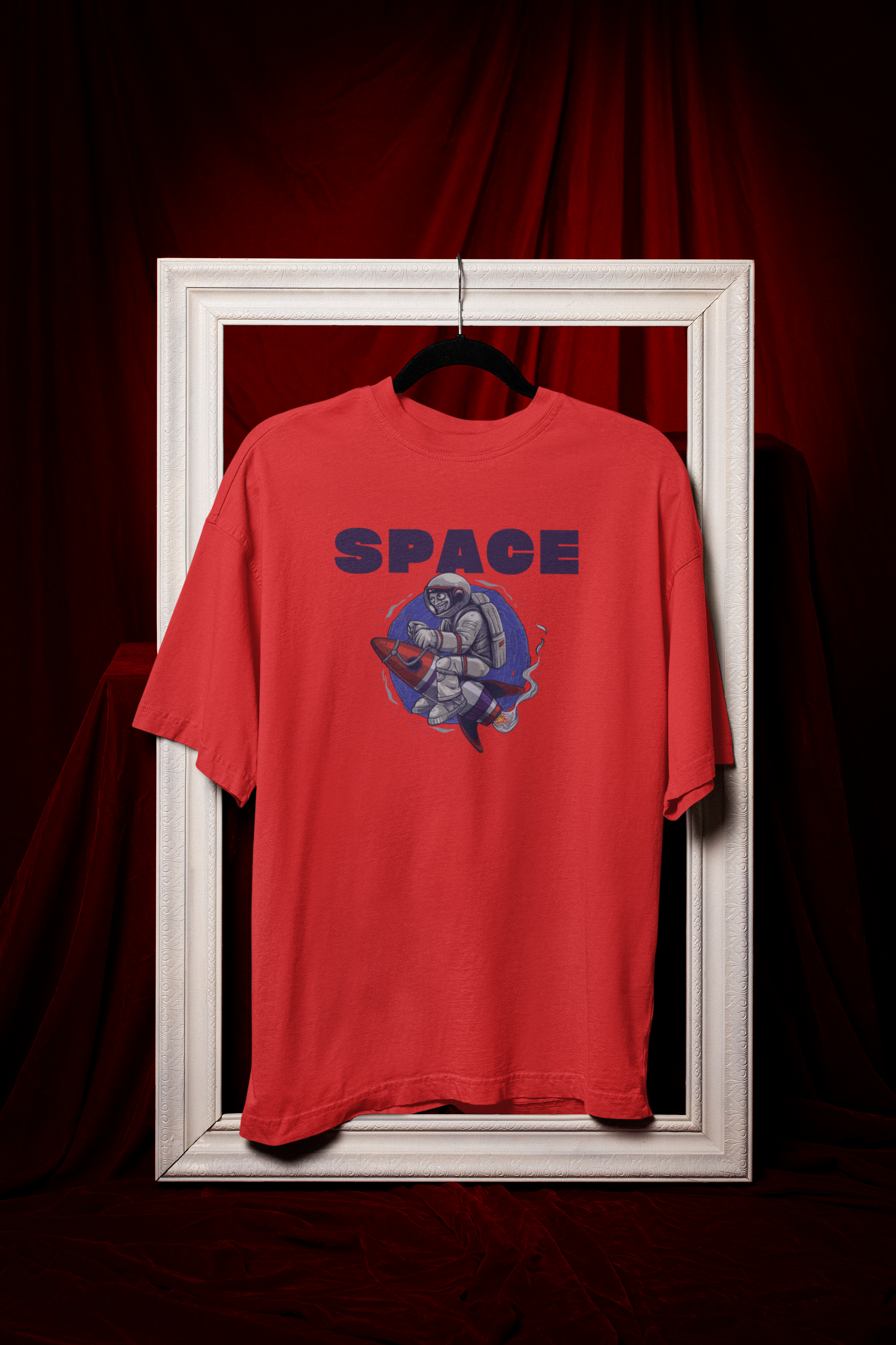 Space Unisex Oversized 100% Cotton T-Shirt