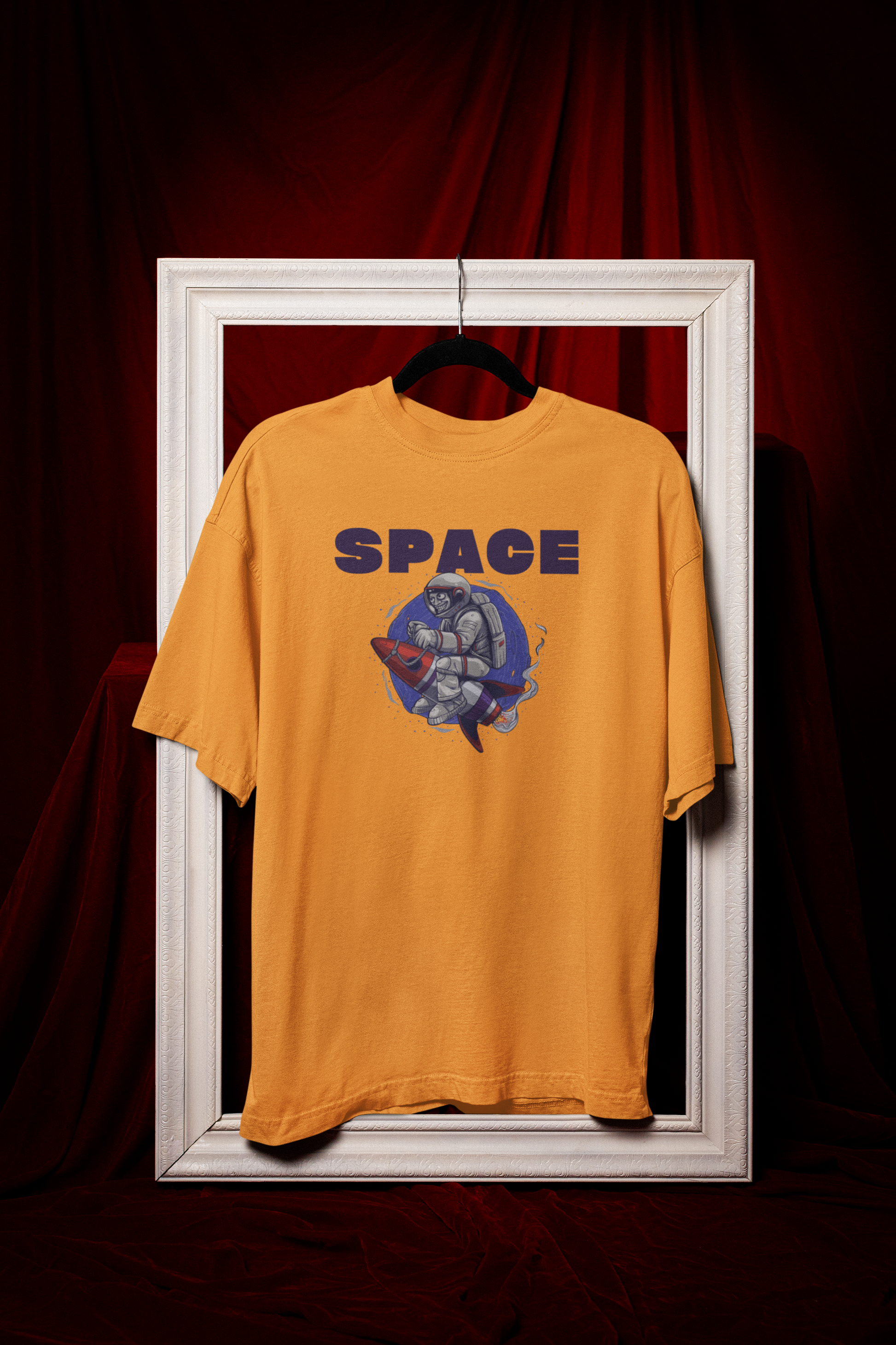 Space Unisex Oversized 100% Cotton T-Shirt