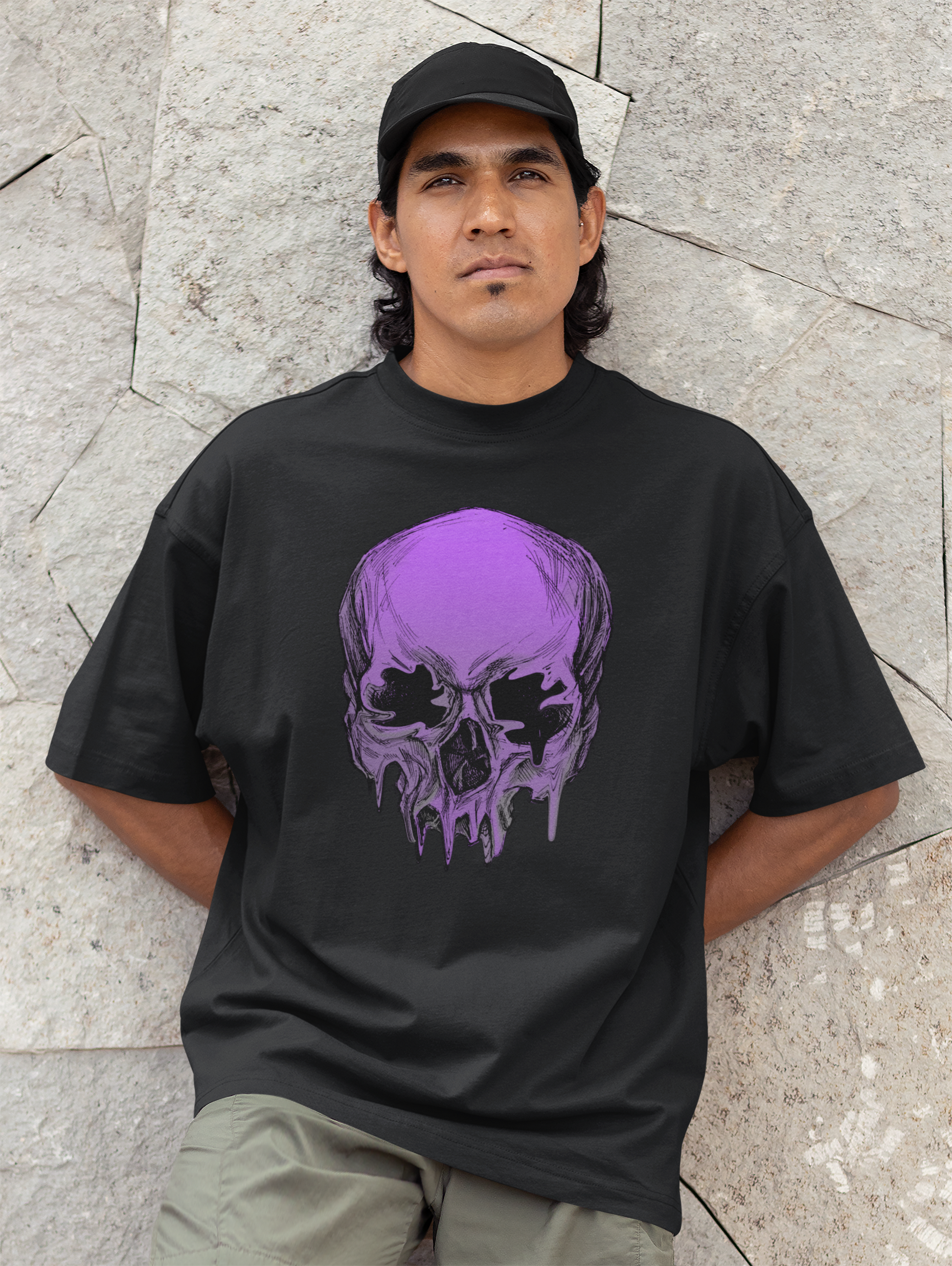 Big Skull Oversized T-Shirt