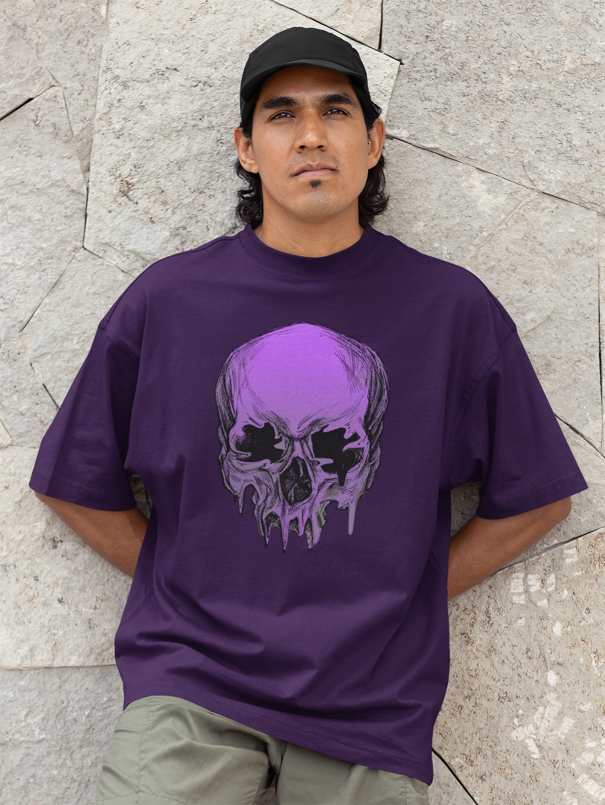 Big Skull Oversized T-Shirt