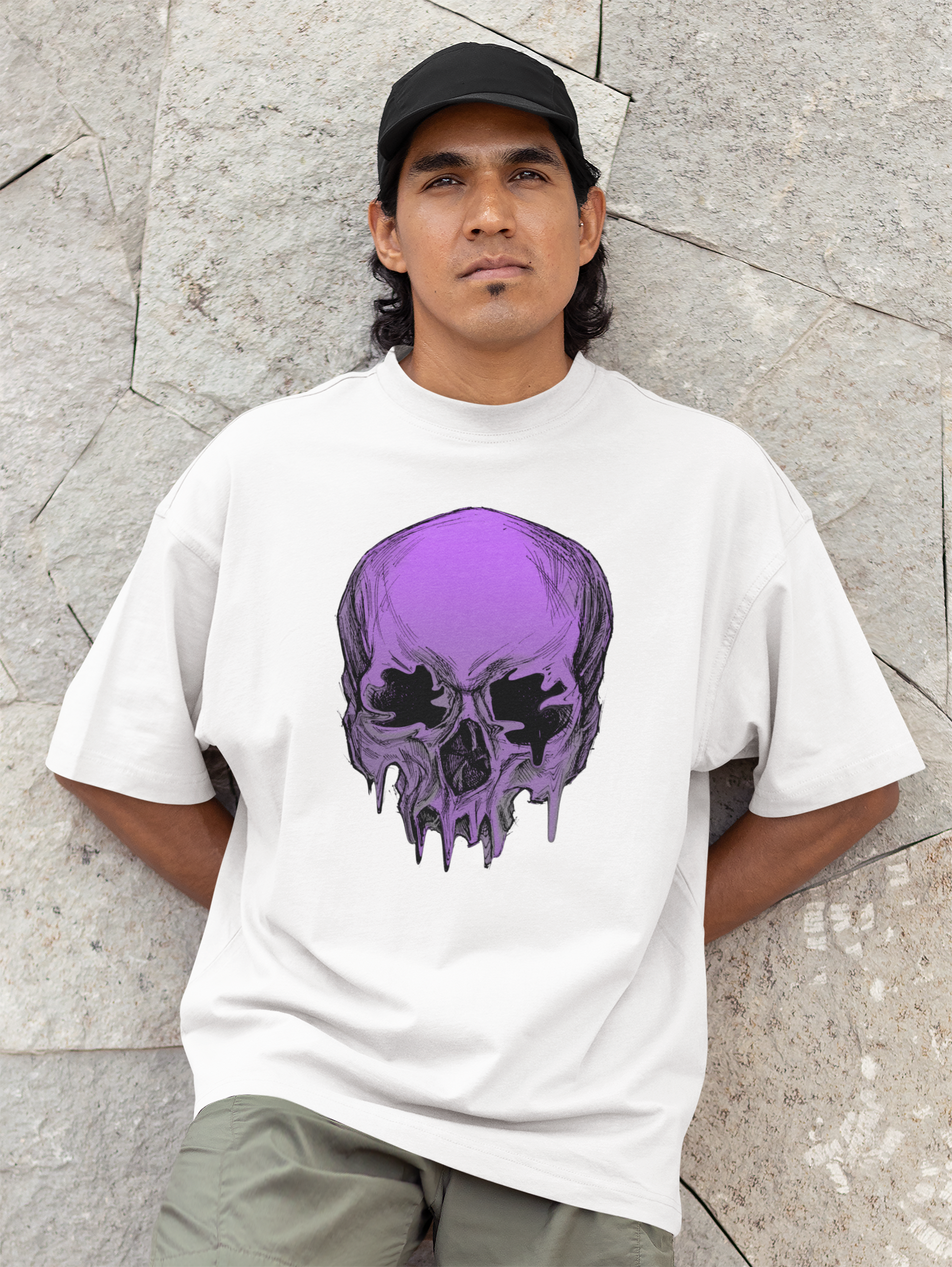 Big Skull Oversized T-Shirt
