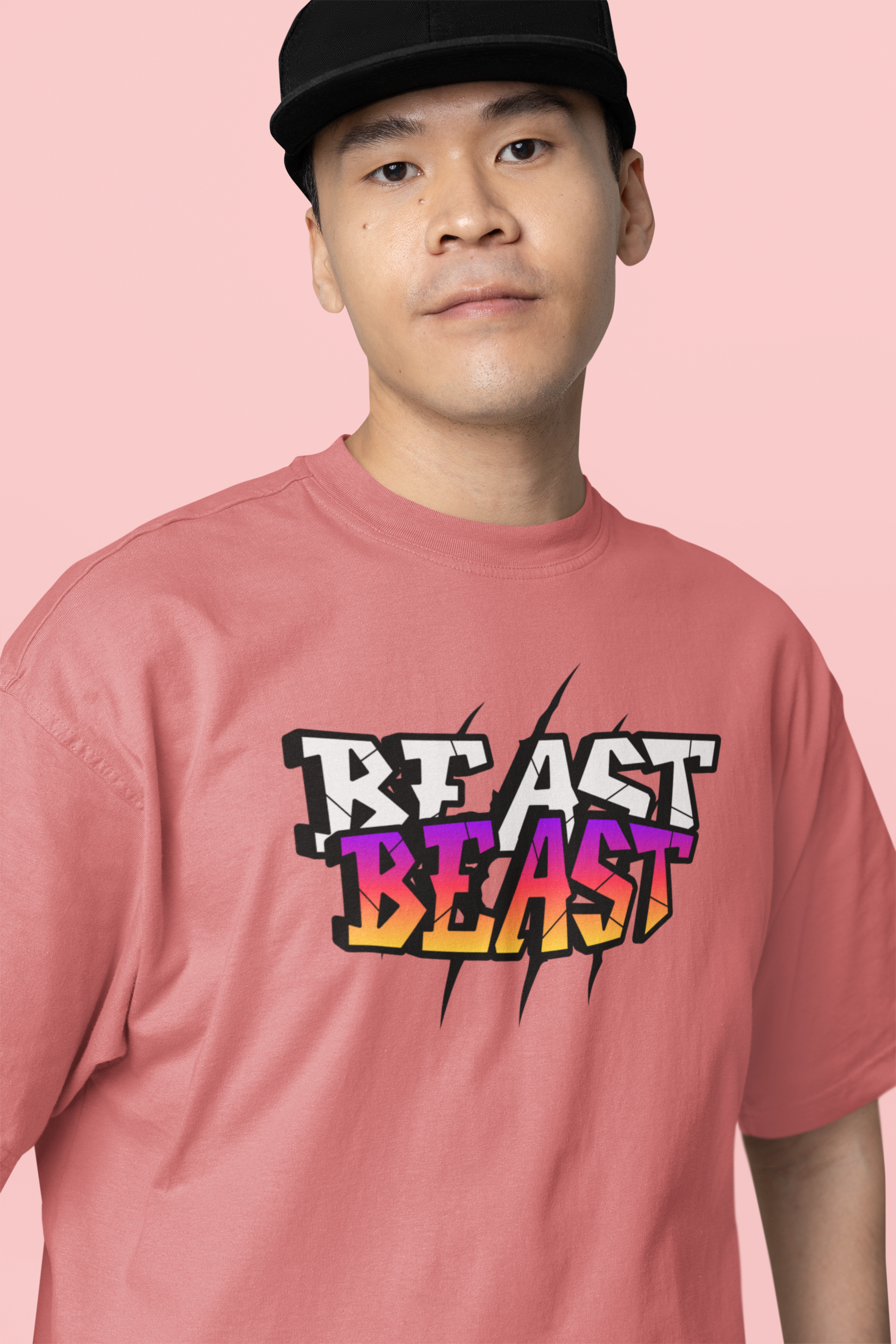 Beast Beast Oversized 100% Cotton T-Shirt