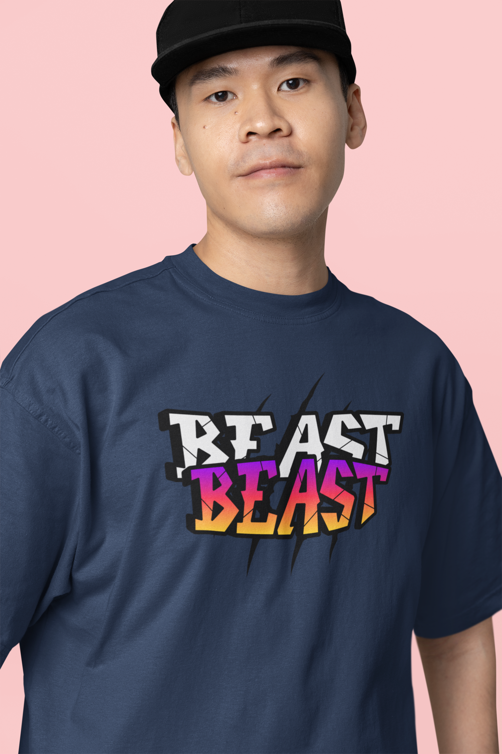Beast Beast Oversized 100% Cotton T-Shirt