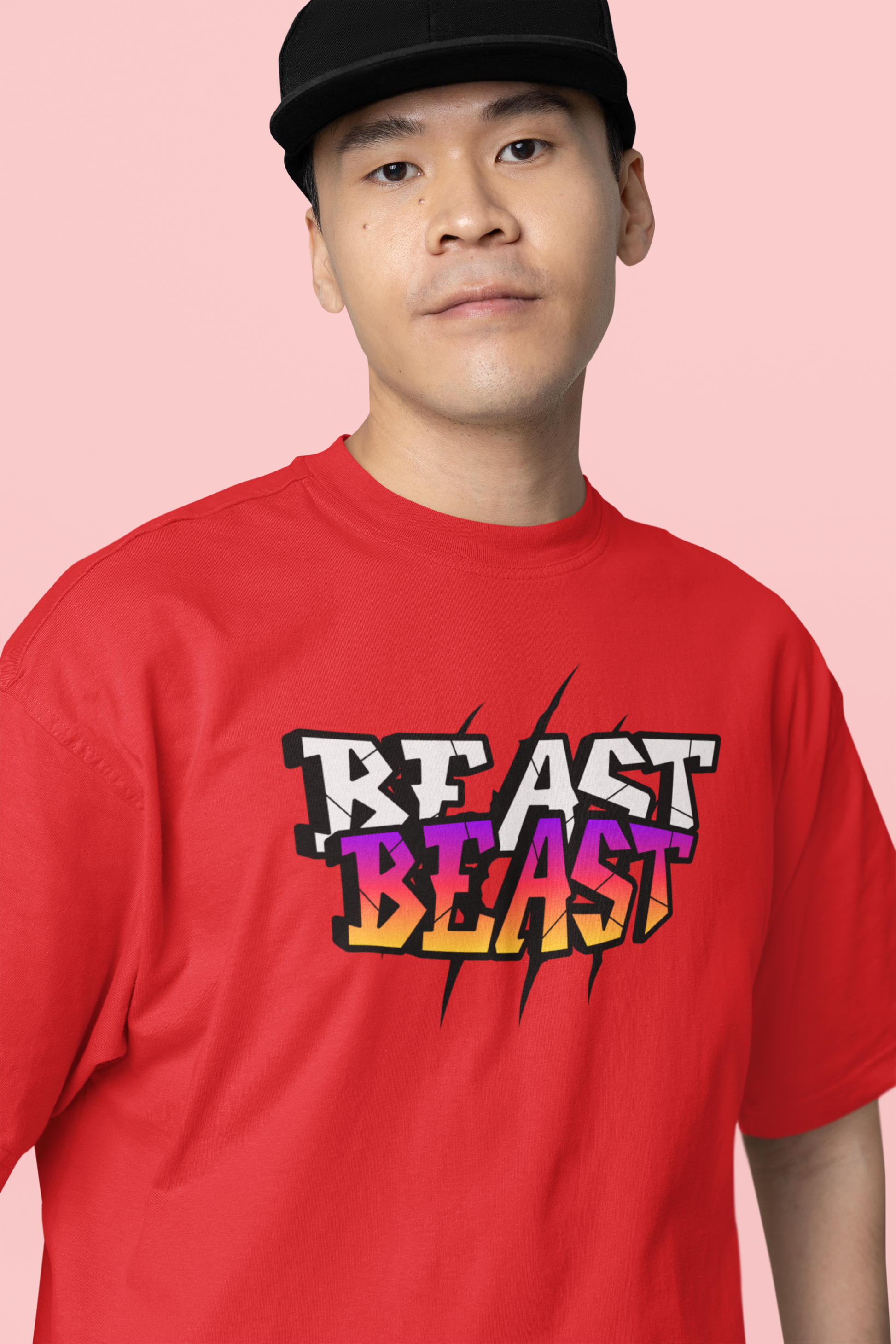 Beast Beast Oversized 100% Cotton T-Shirt