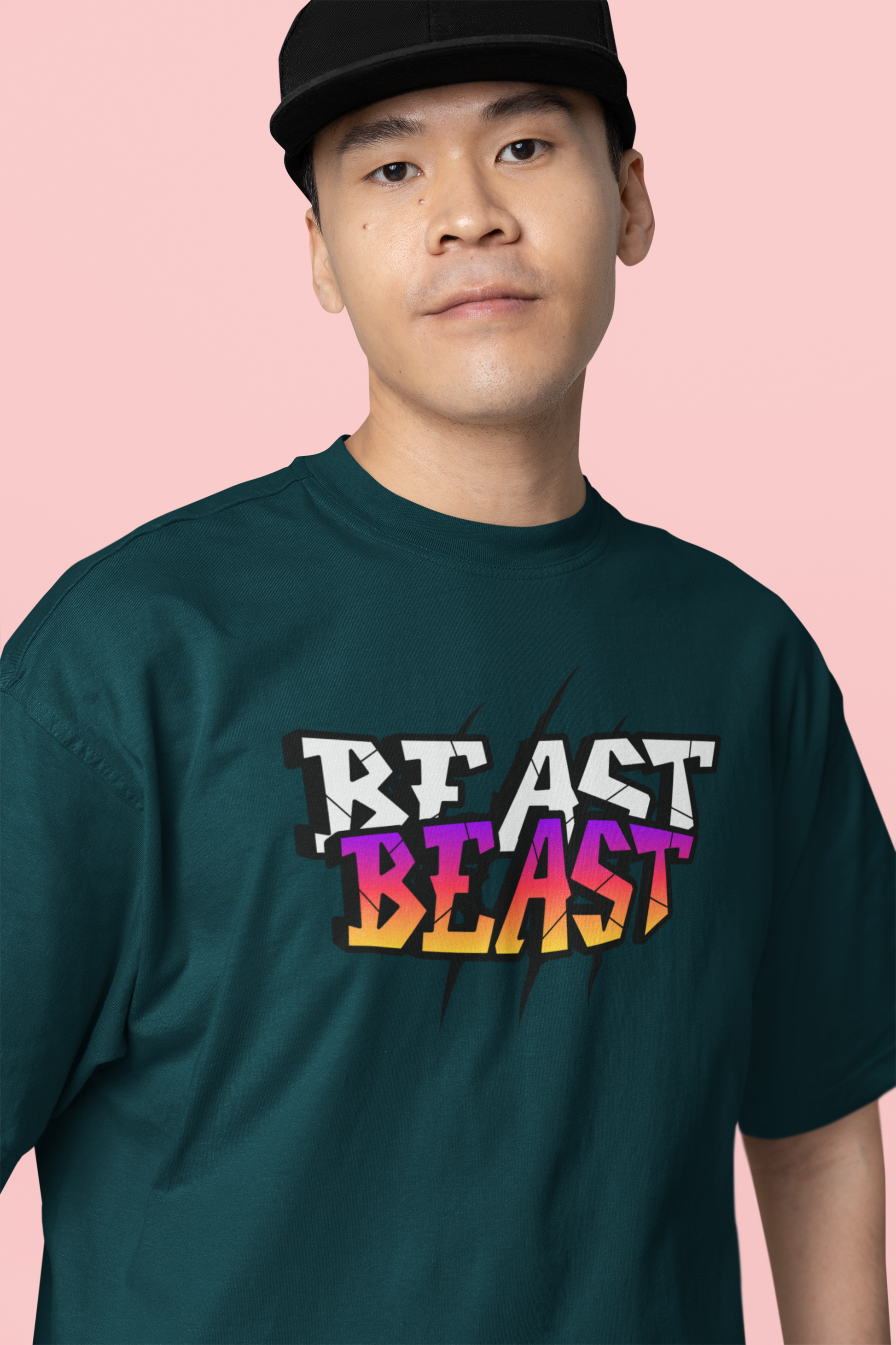 Beast Beast Oversized 100% Cotton T-Shirt