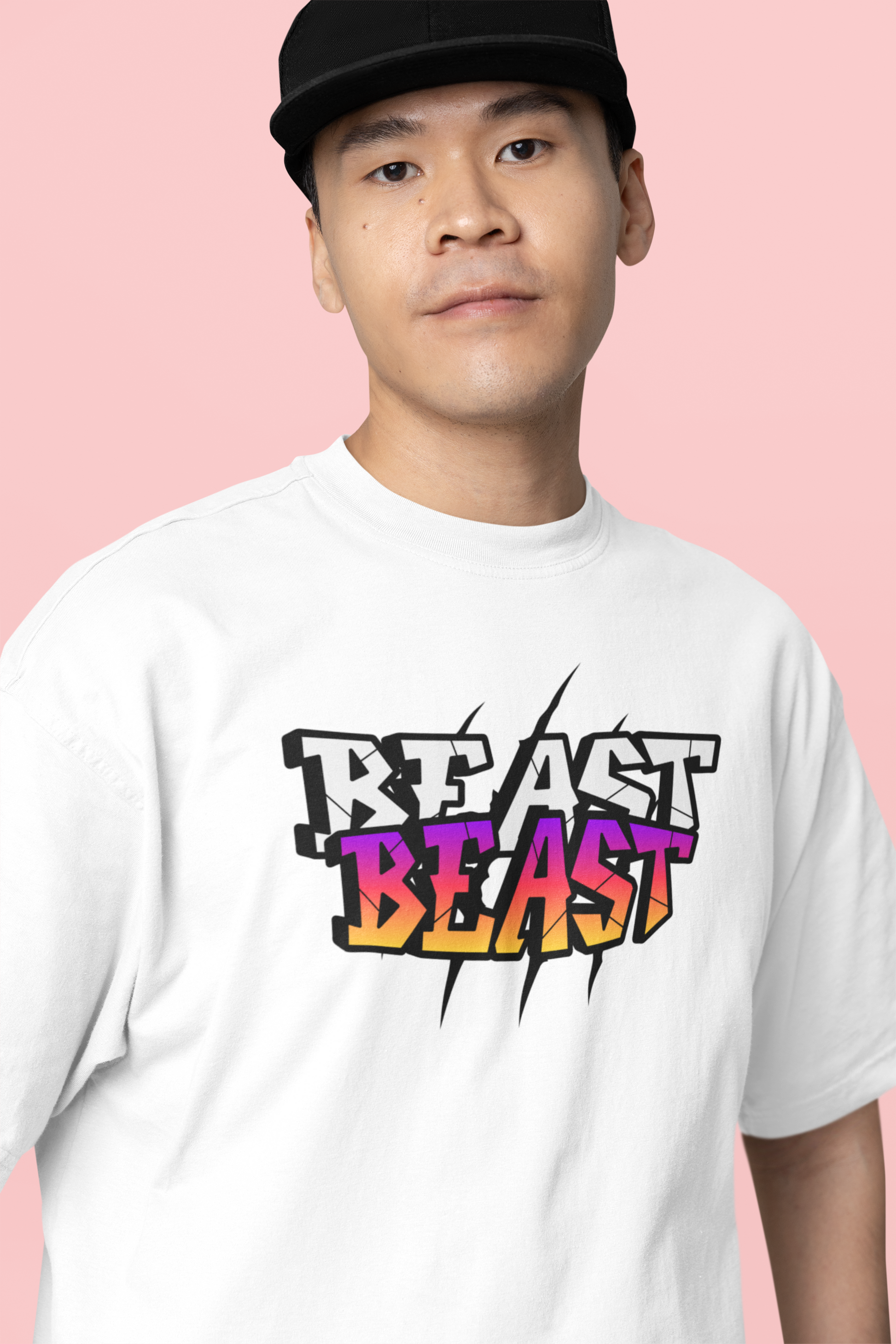 Beast Beast Oversized 100% Cotton T-Shirt