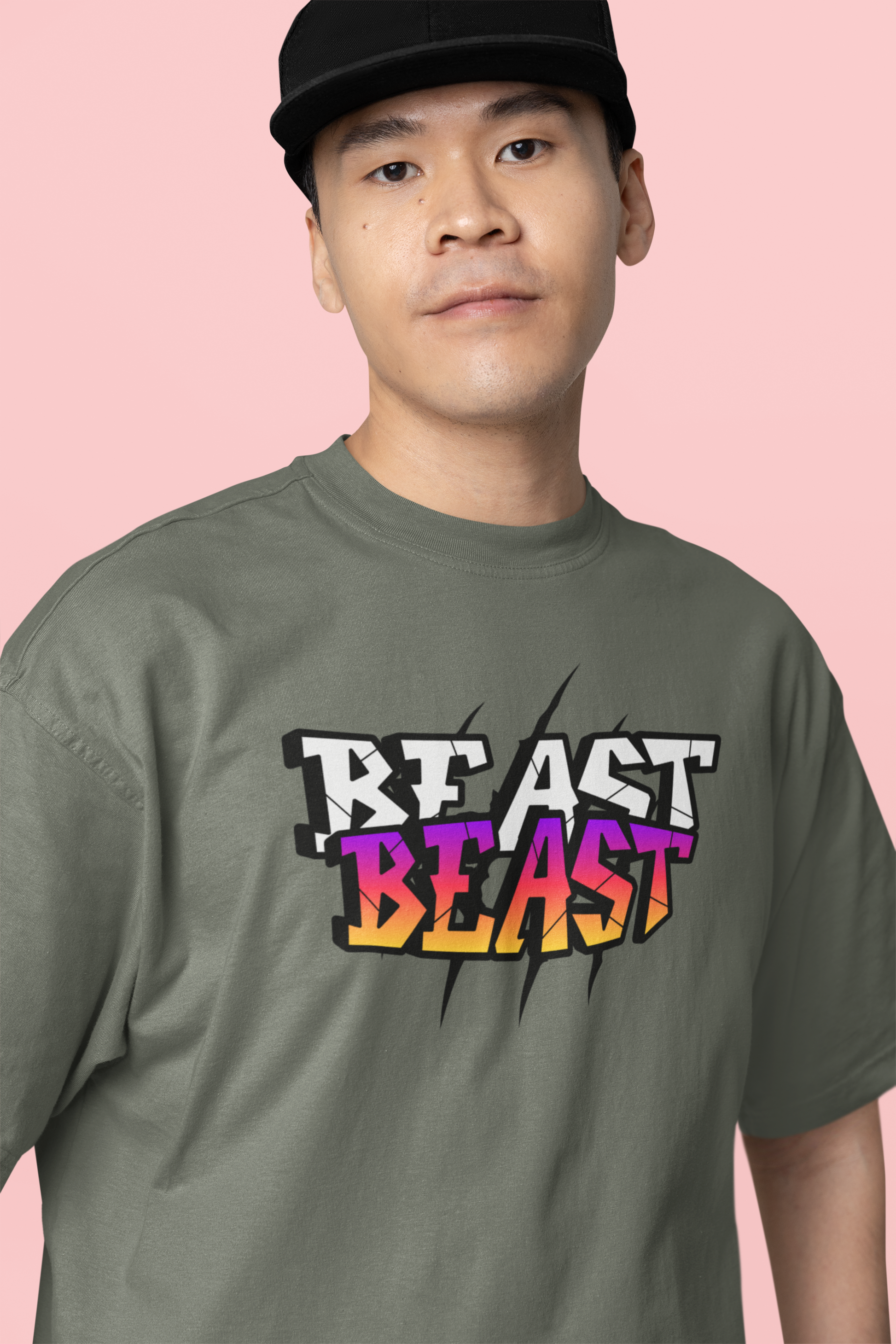 Beast Beast Oversized 100% Cotton T-Shirt