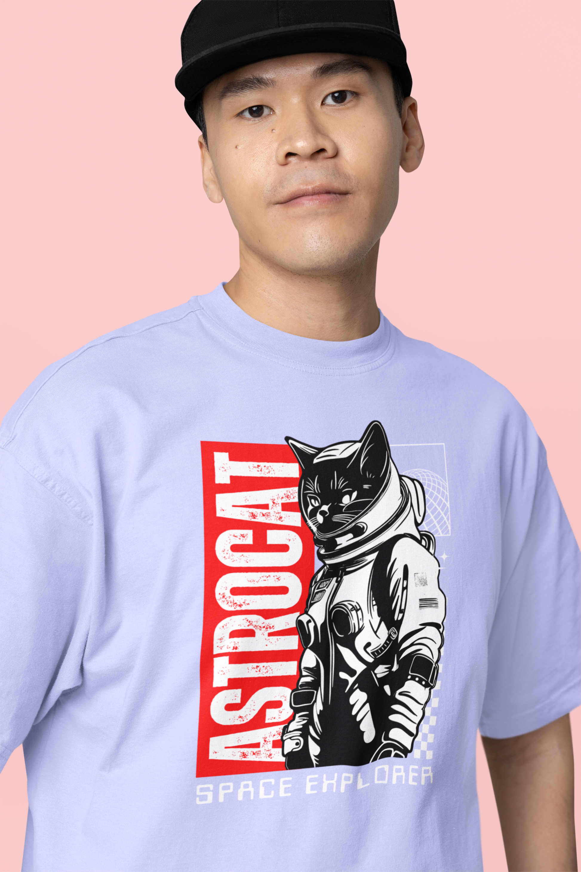 Astrocat Space Explorer Oversized T-Shirt