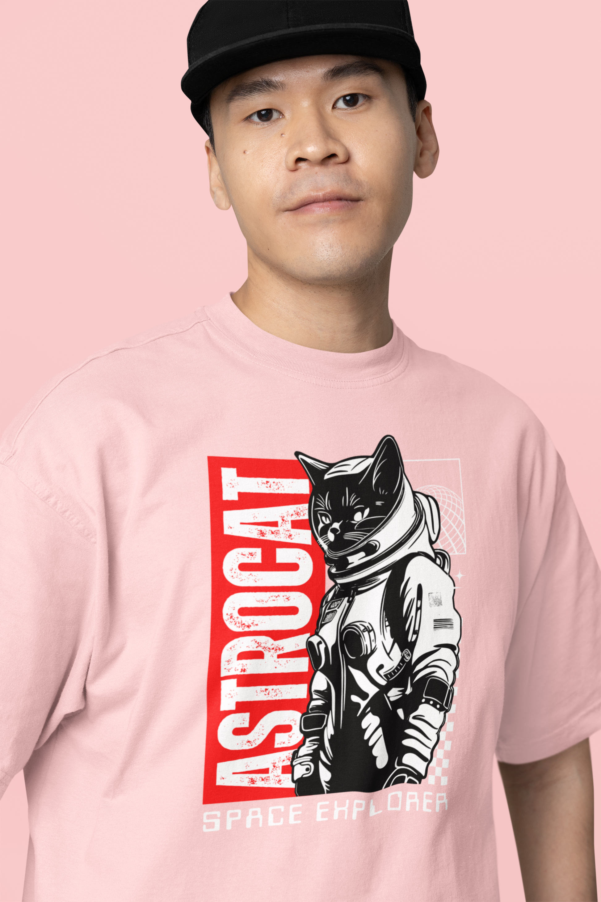 Astrocat Space Explorer Oversized T-Shirt