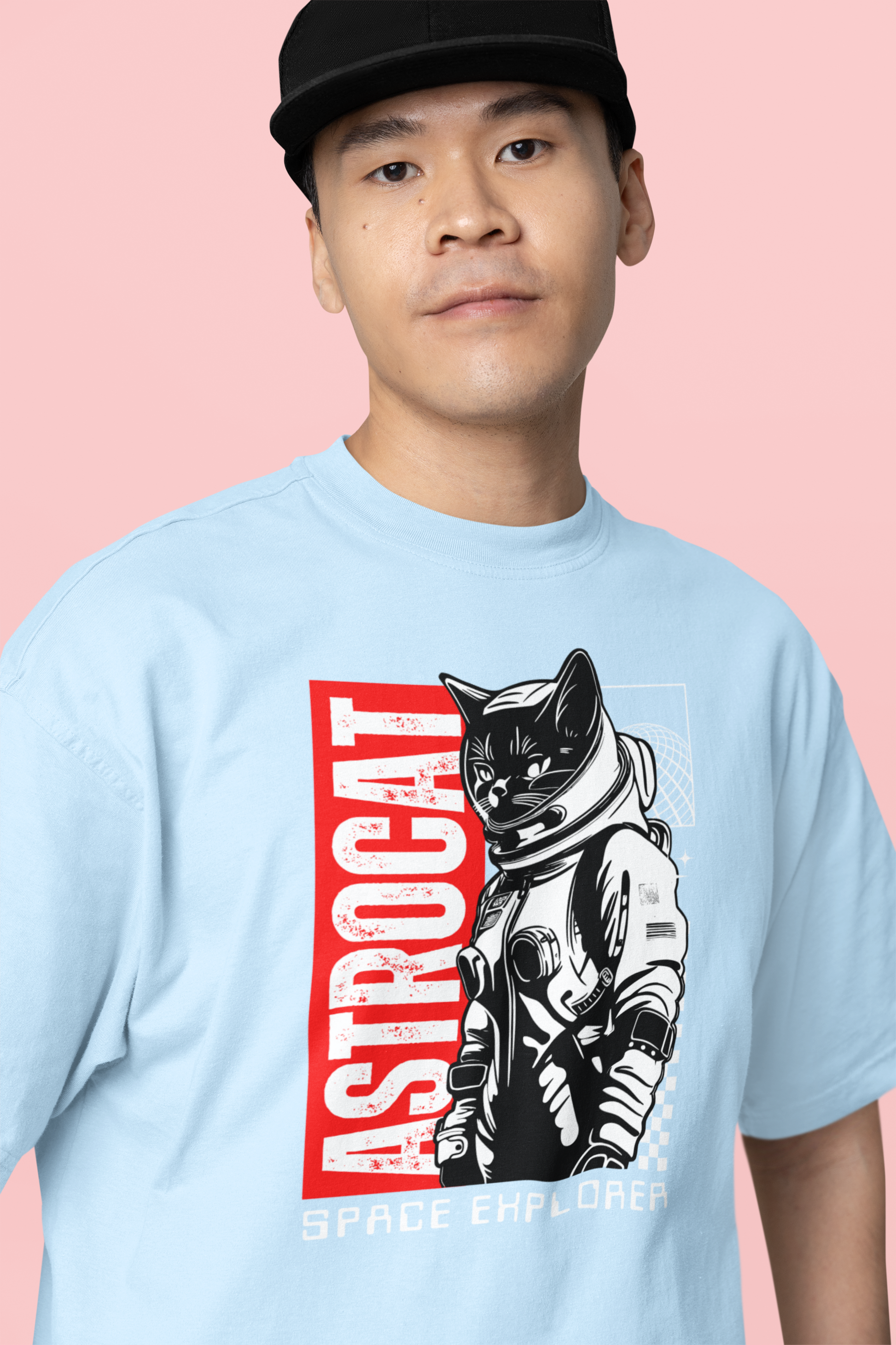 Astrocat Space Explorer Oversized T-Shirt
