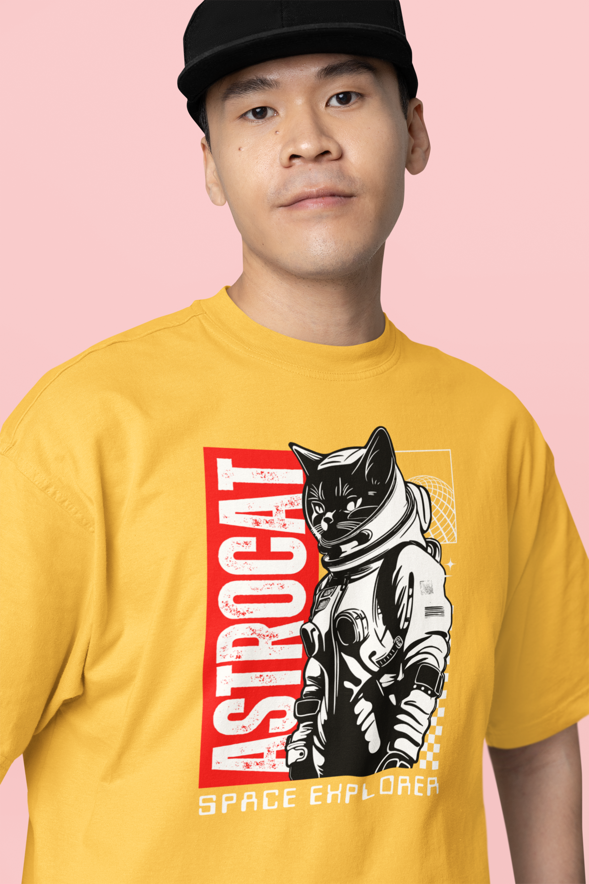 Astrocat Space Explorer Oversized T-Shirt