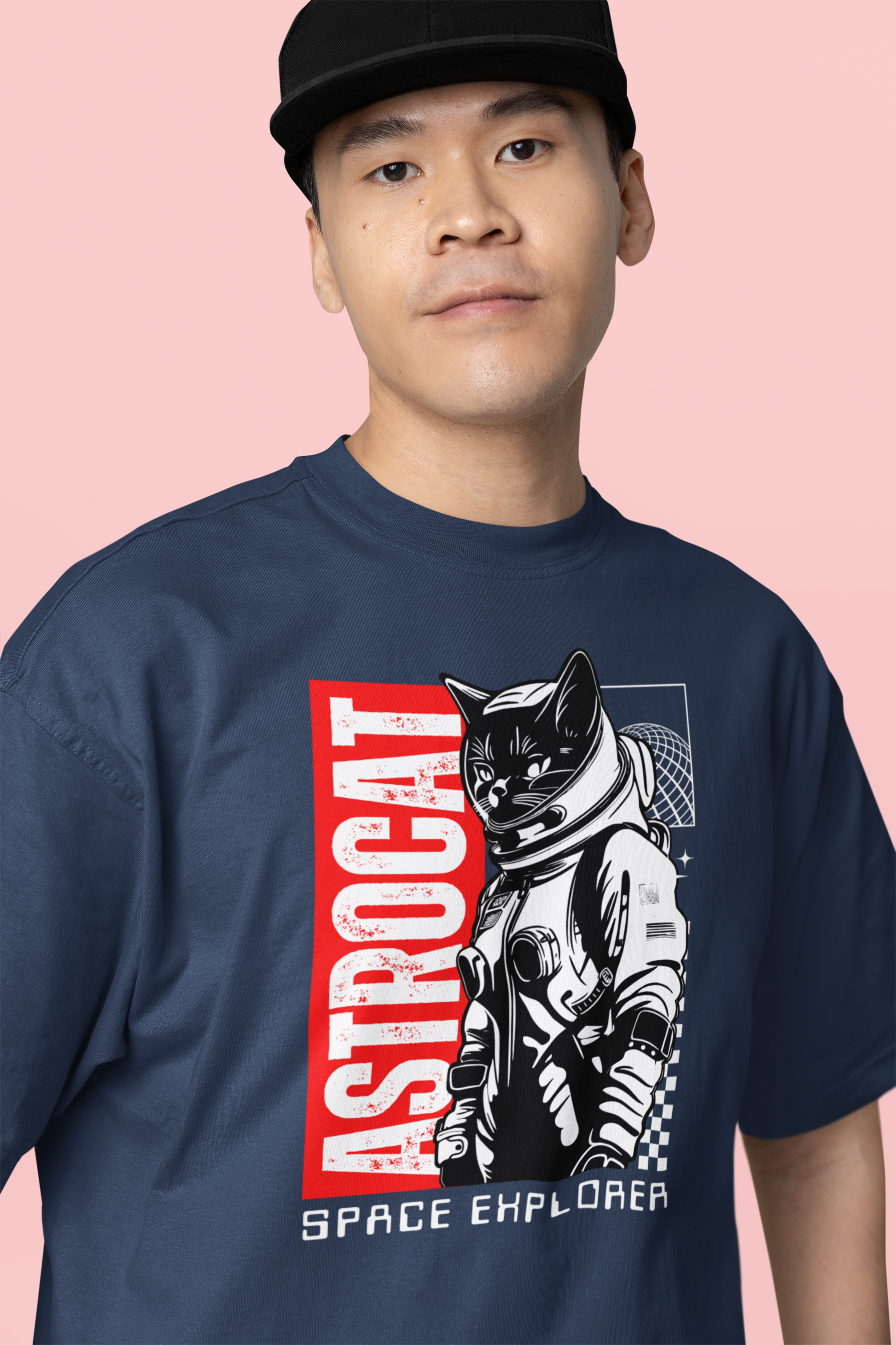 Astrocat Space Explorer Oversized T-Shirt