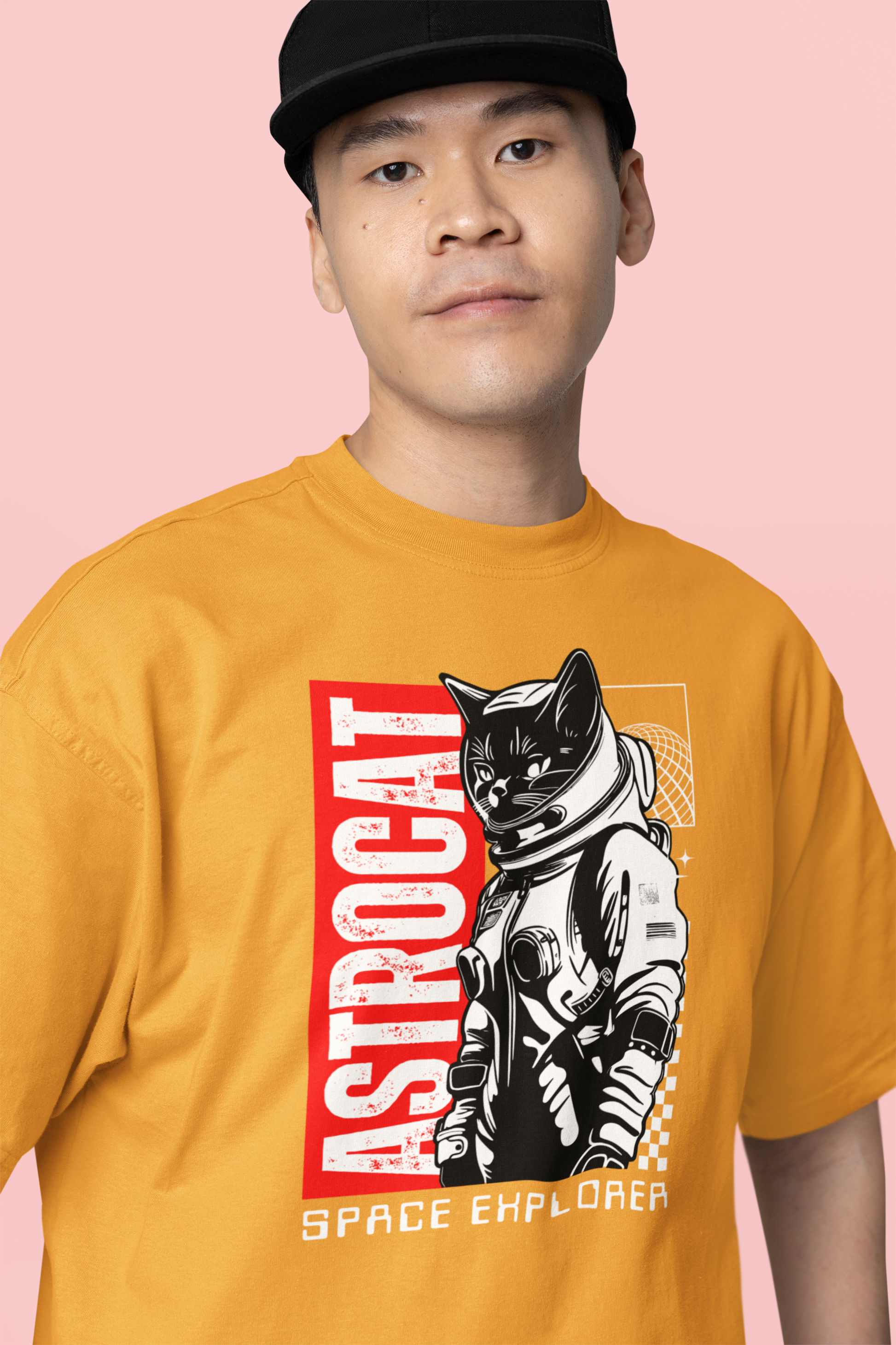 Astrocat Space Explorer Oversized T-Shirt