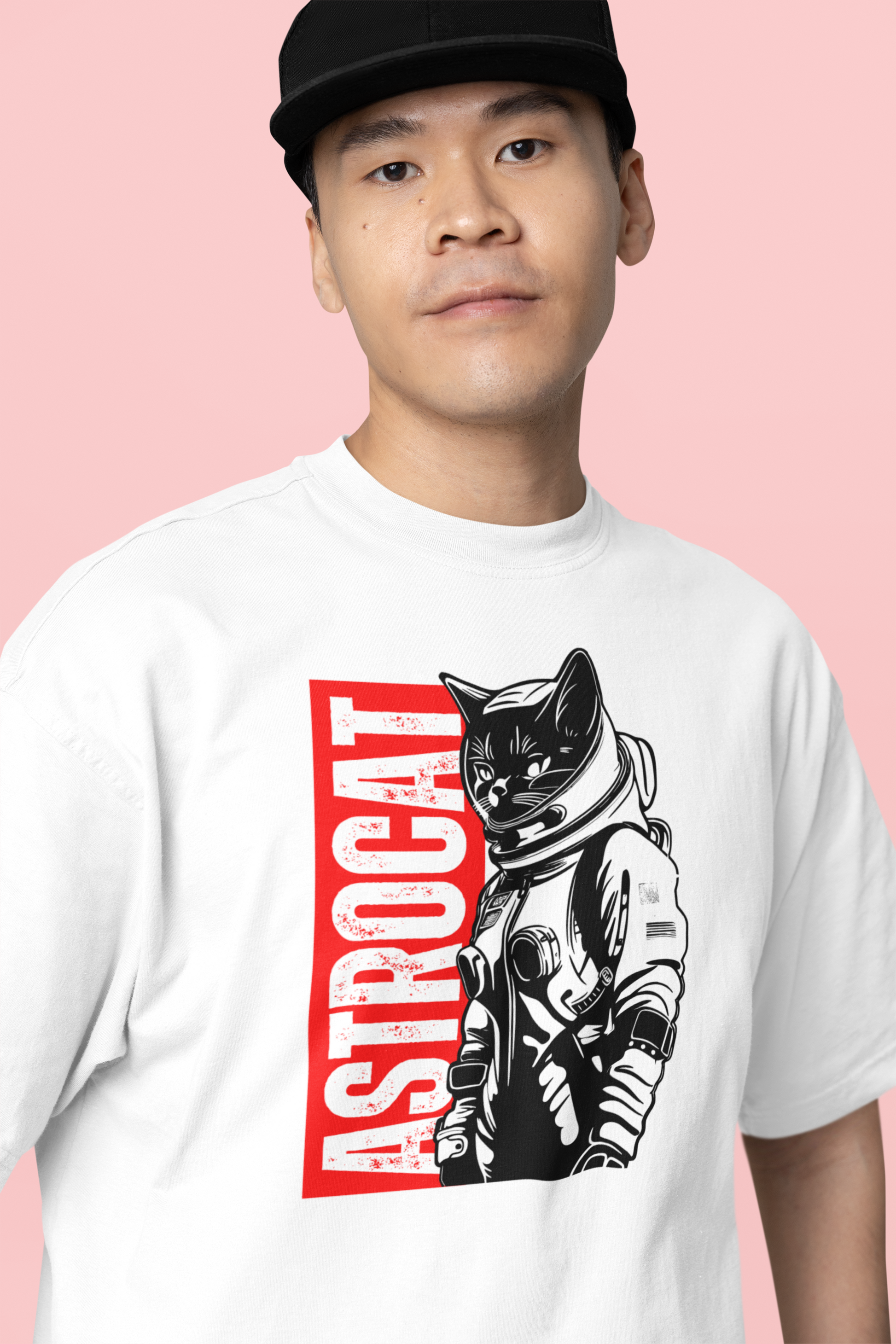 Astrocat Space Explorer Oversized T-Shirt