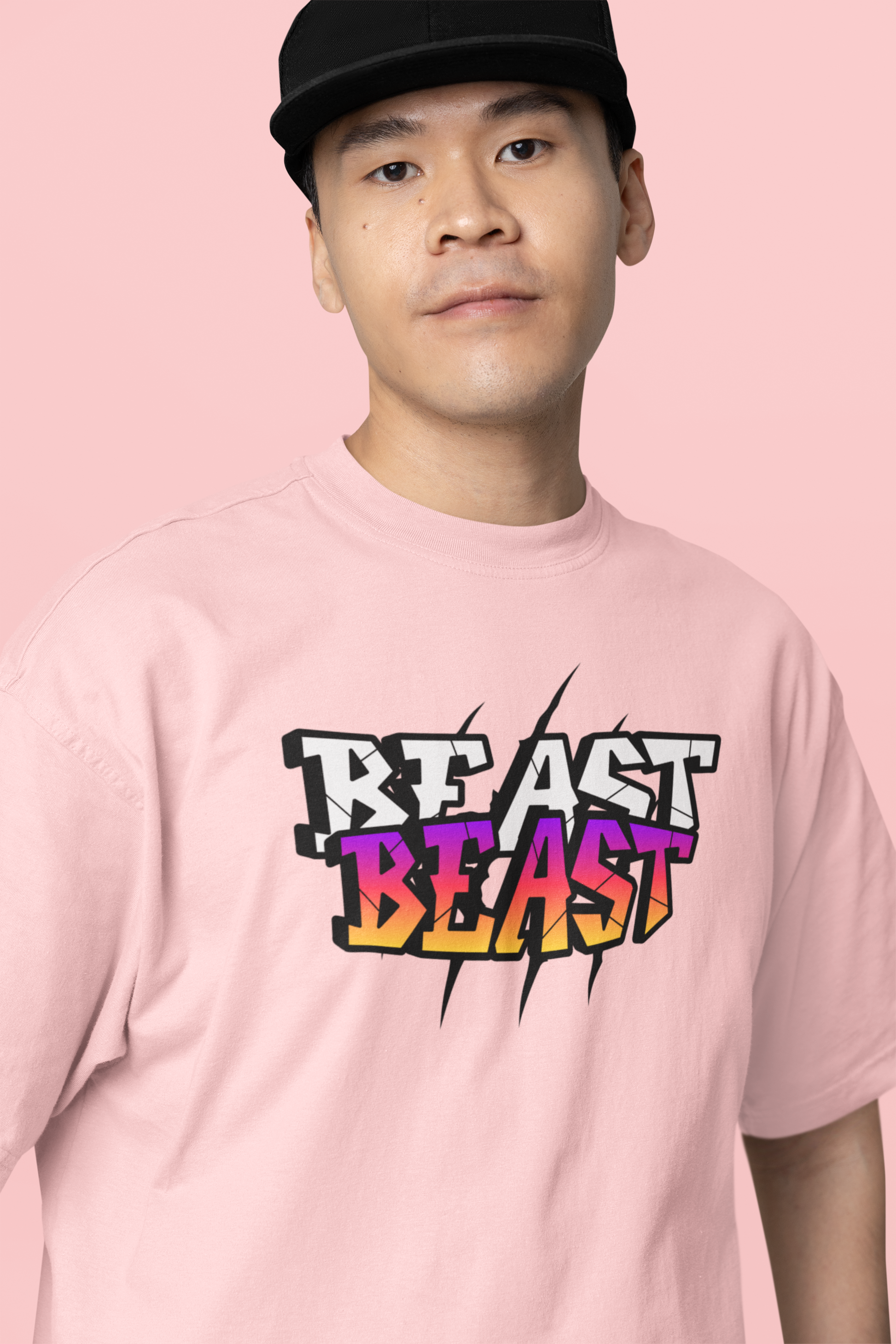 Beast Beast Oversized 100% Cotton T-Shirt