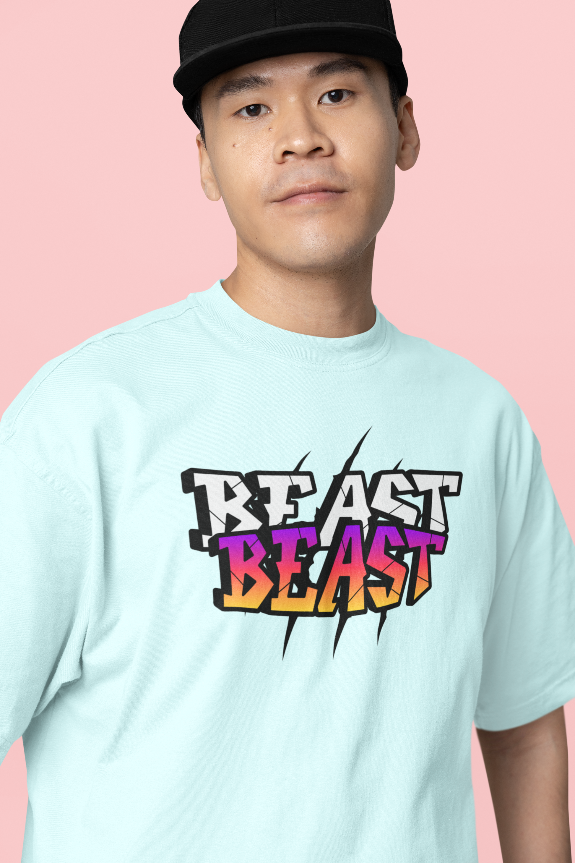 Beast Beast Oversized 100% Cotton T-Shirt