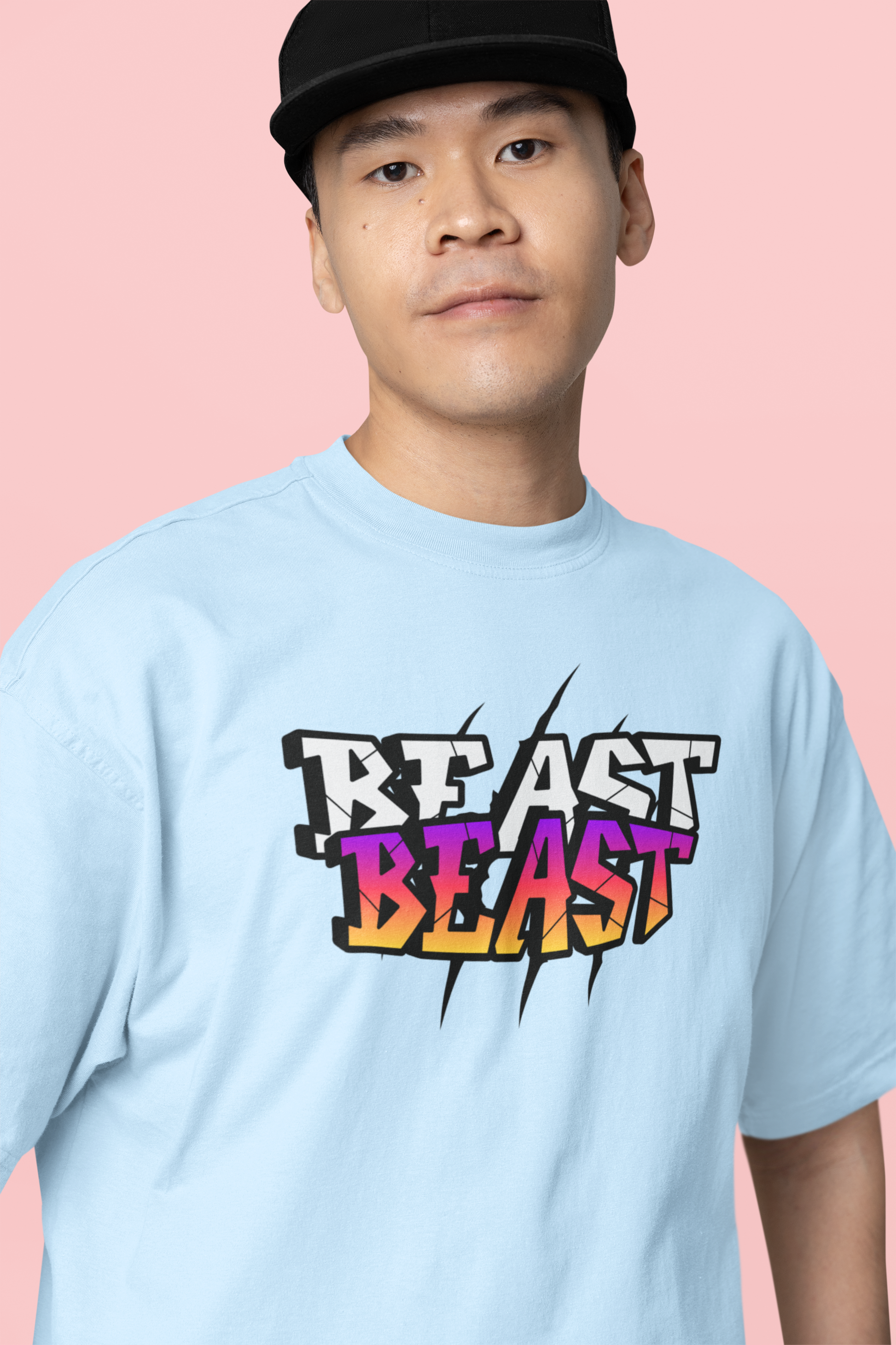 Beast Beast Oversized 100% Cotton T-Shirt