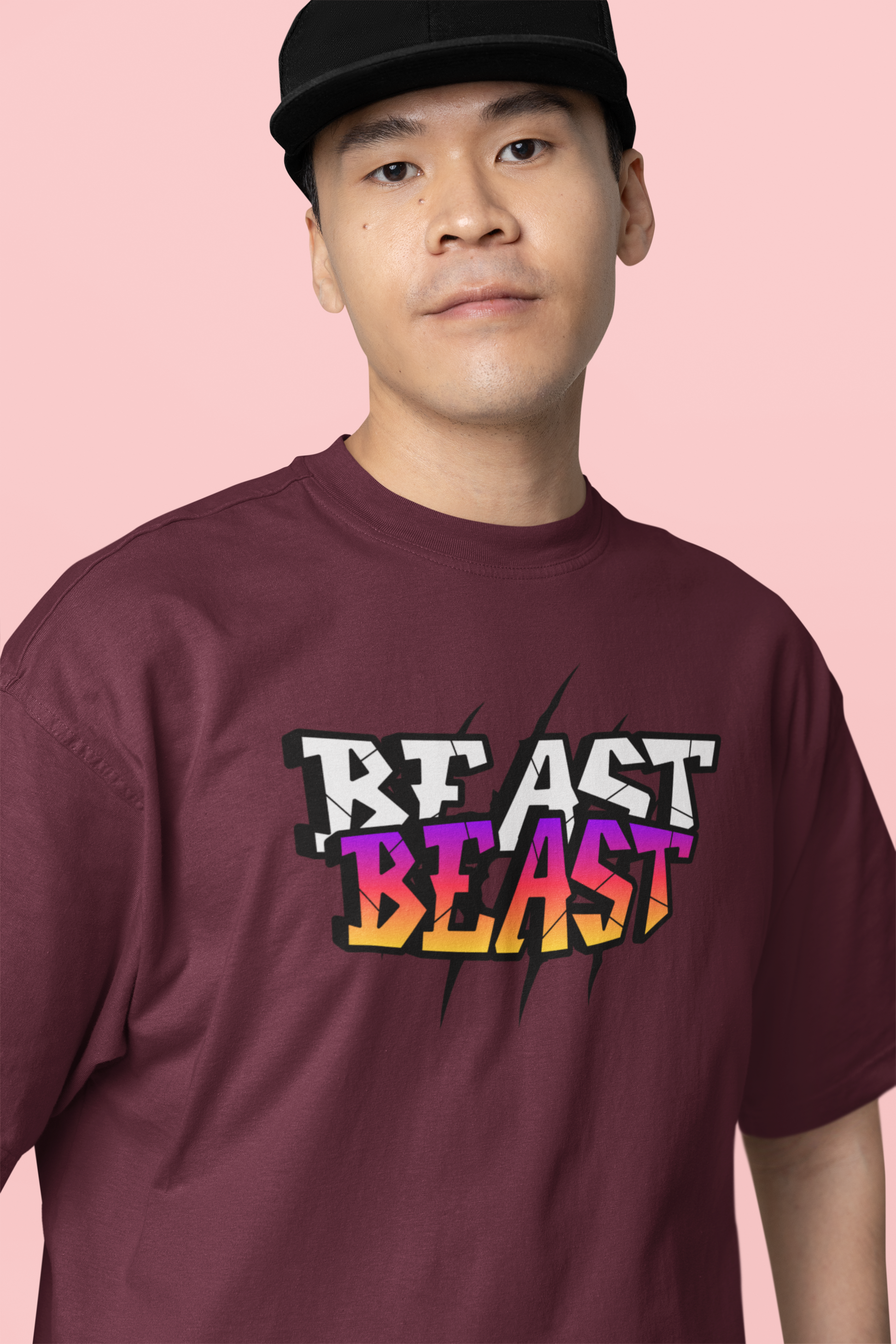 Beast Beast Oversized 100% Cotton T-Shirt