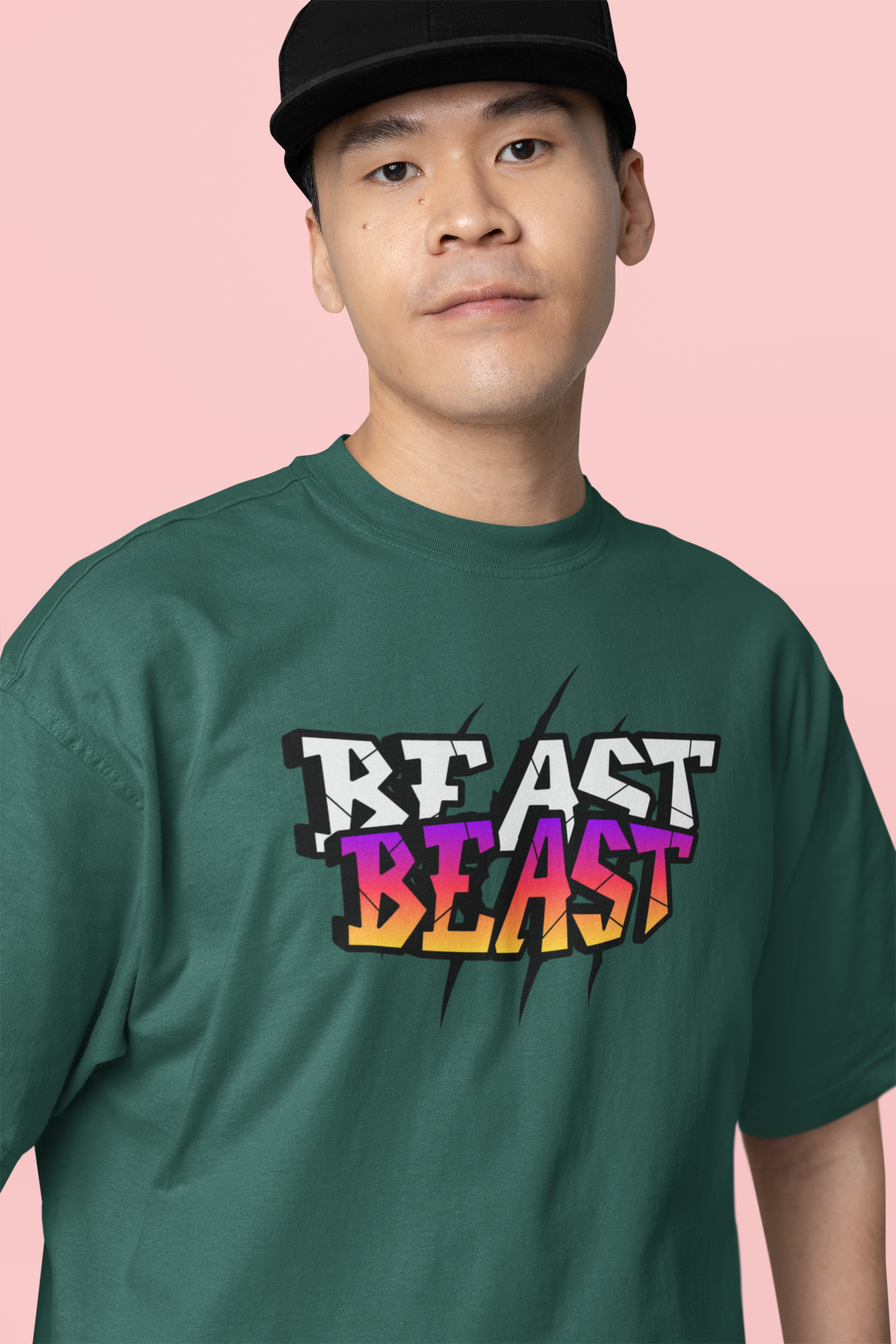 Beast Beast Oversized 100% Cotton T-Shirt