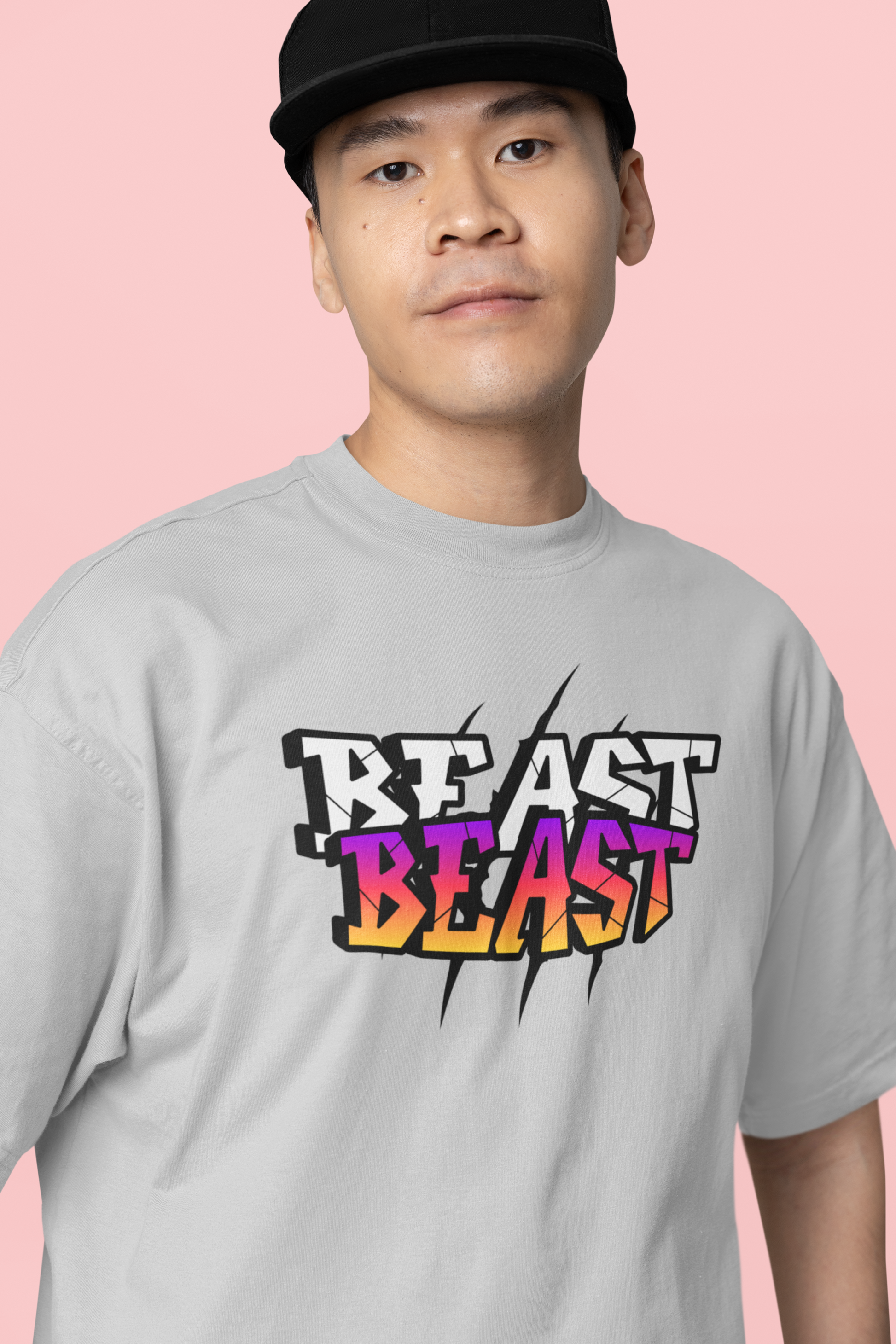 Beast Beast Oversized 100% Cotton T-Shirt