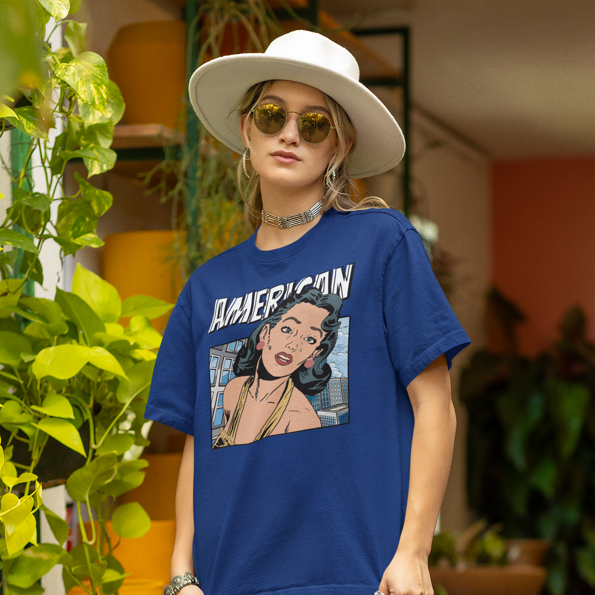 American Oversized 100% Cotton T-Shirt