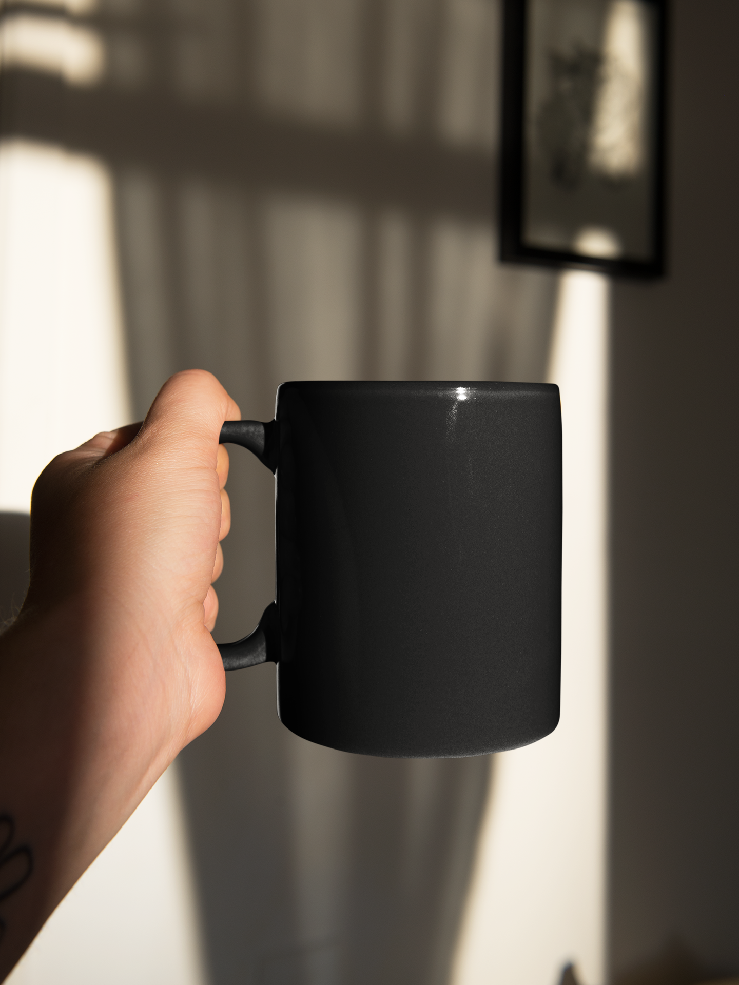 Minimalist Black & White Coffee Mug