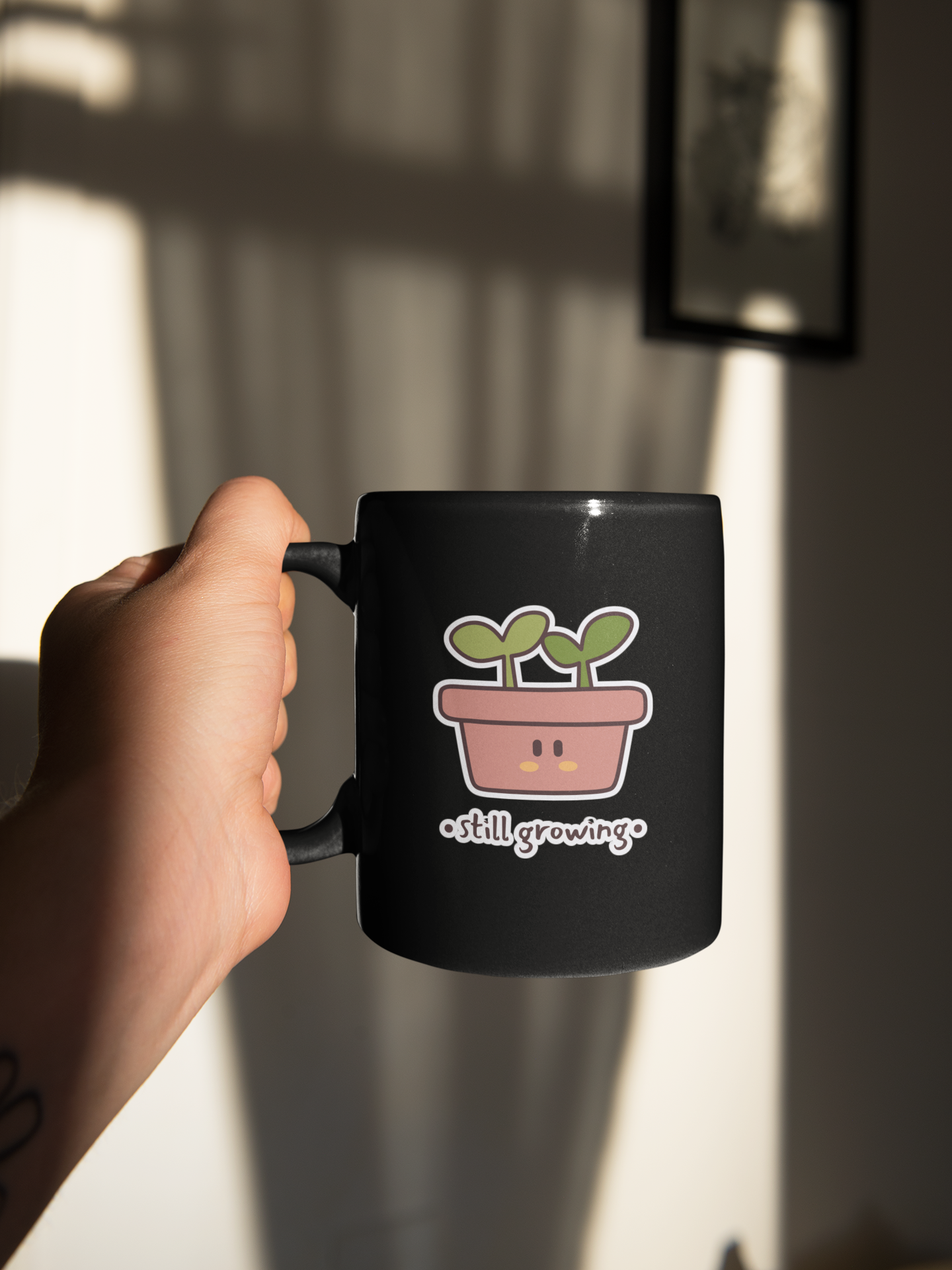 Still Growing Cute Plant Coffee Mug