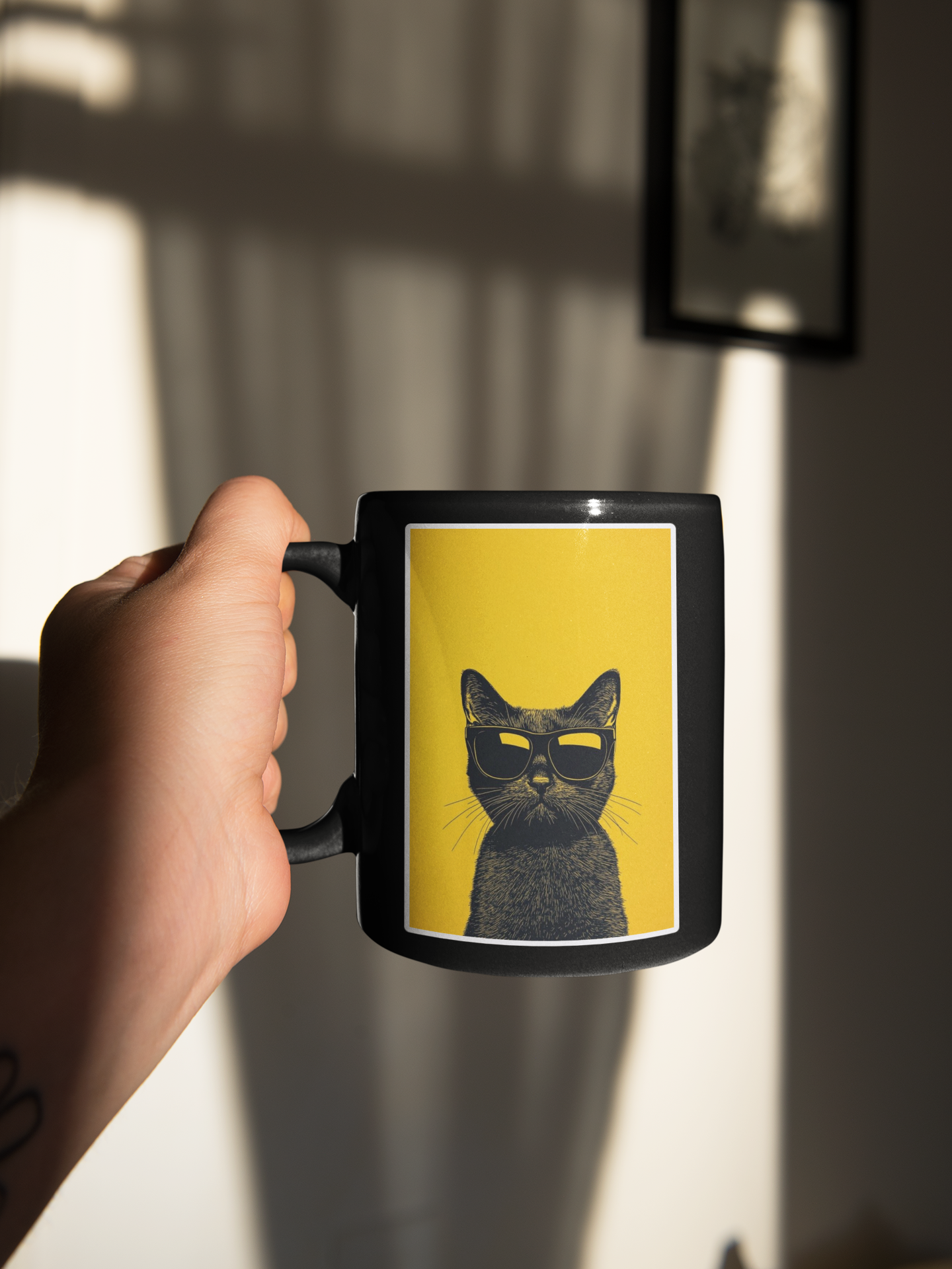 Cat Printed Coffee Mug