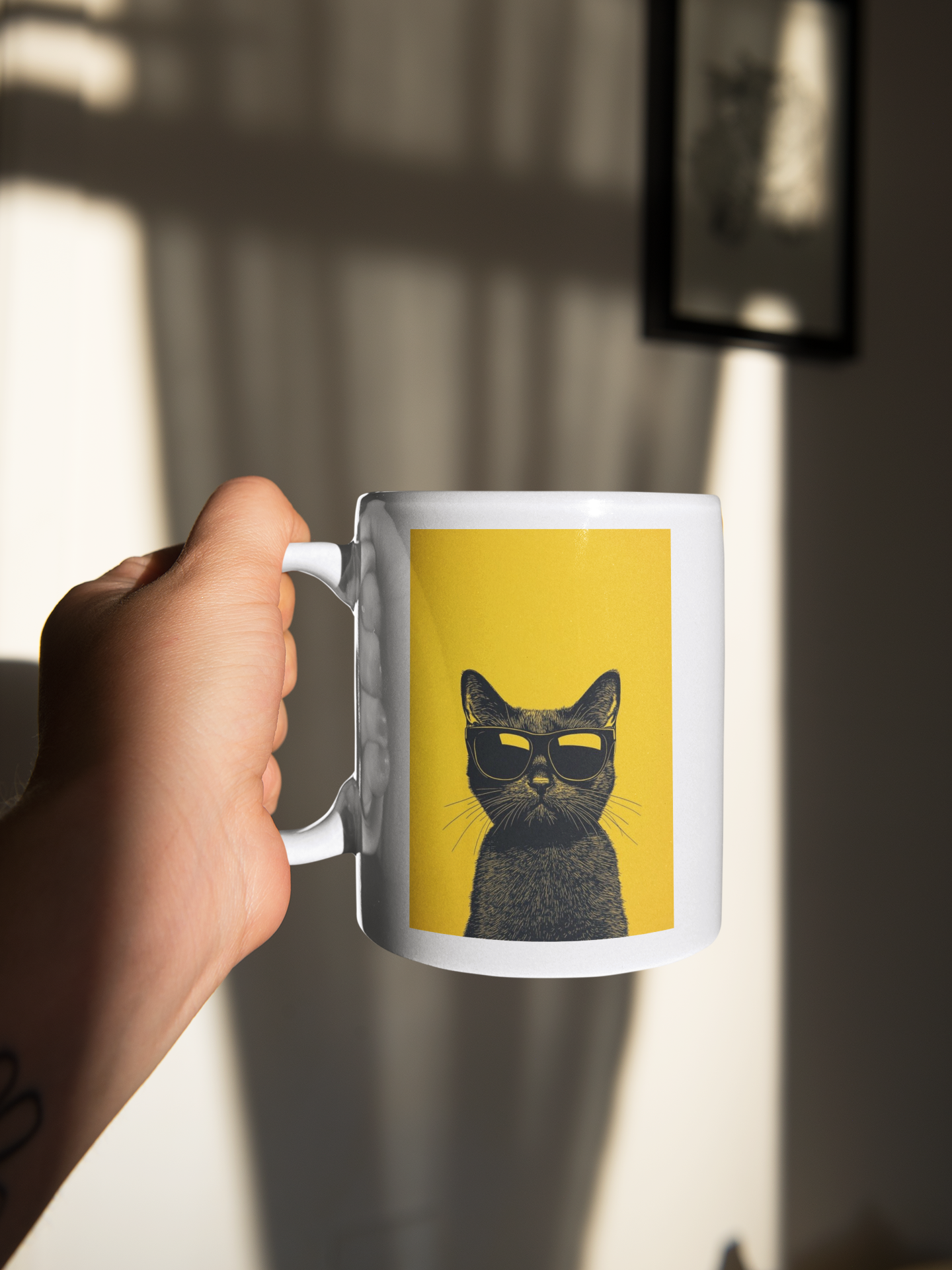 Cat Printed Coffee Mug