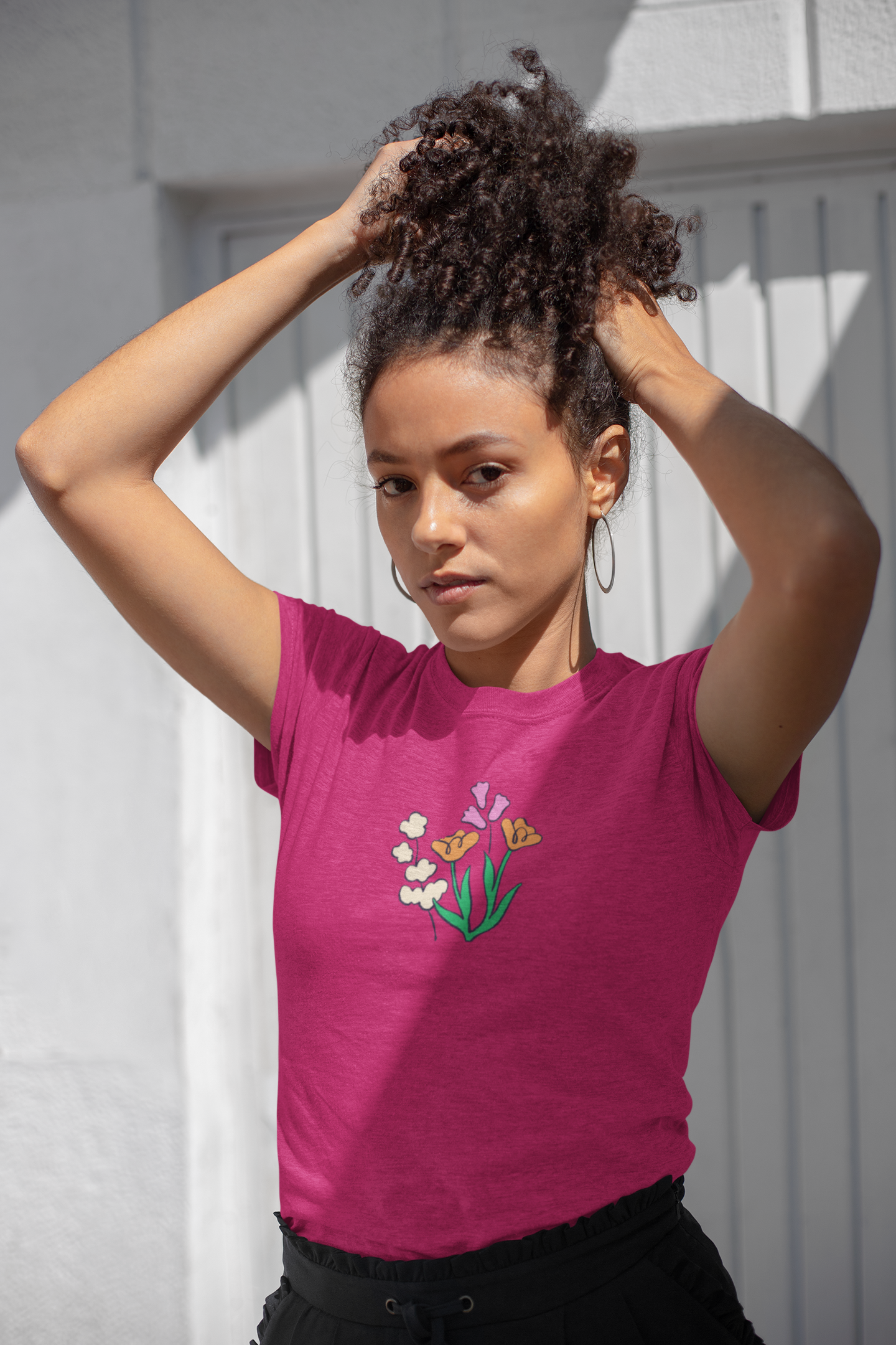 Flower 100% Cotton T-Shirt