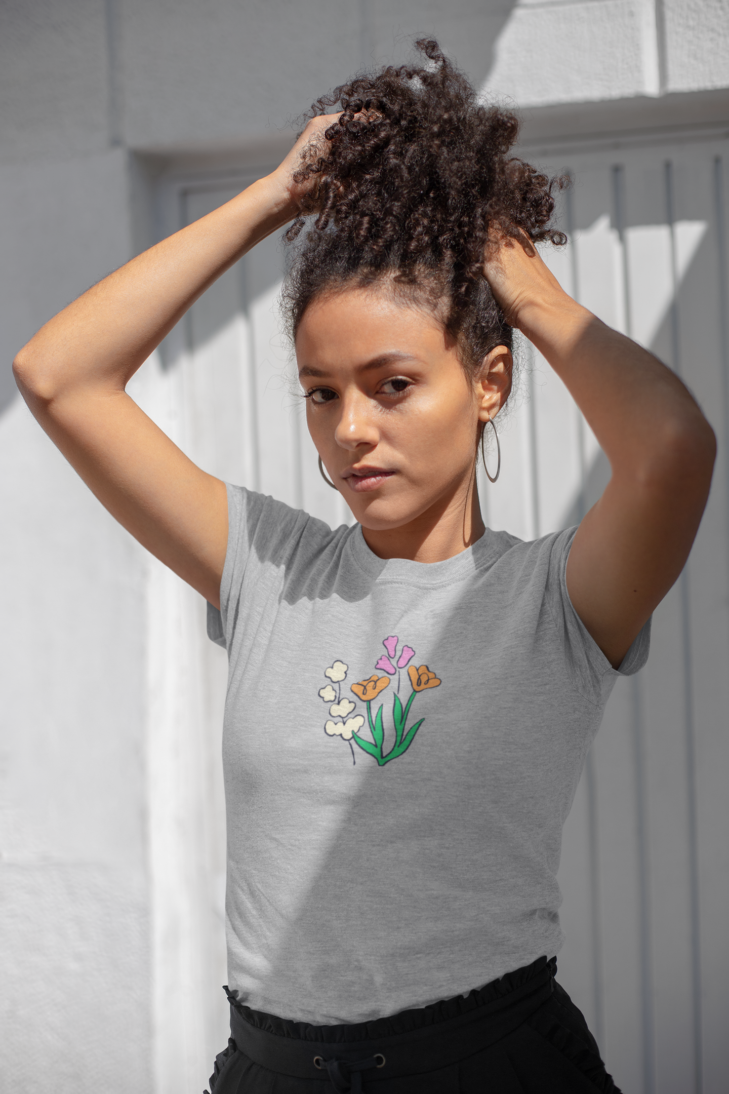 Flower 100% Cotton T-Shirt