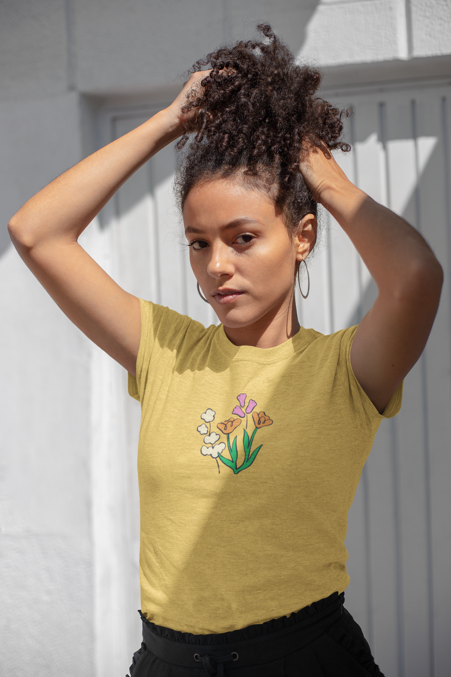 Flower 100% Cotton T-Shirt