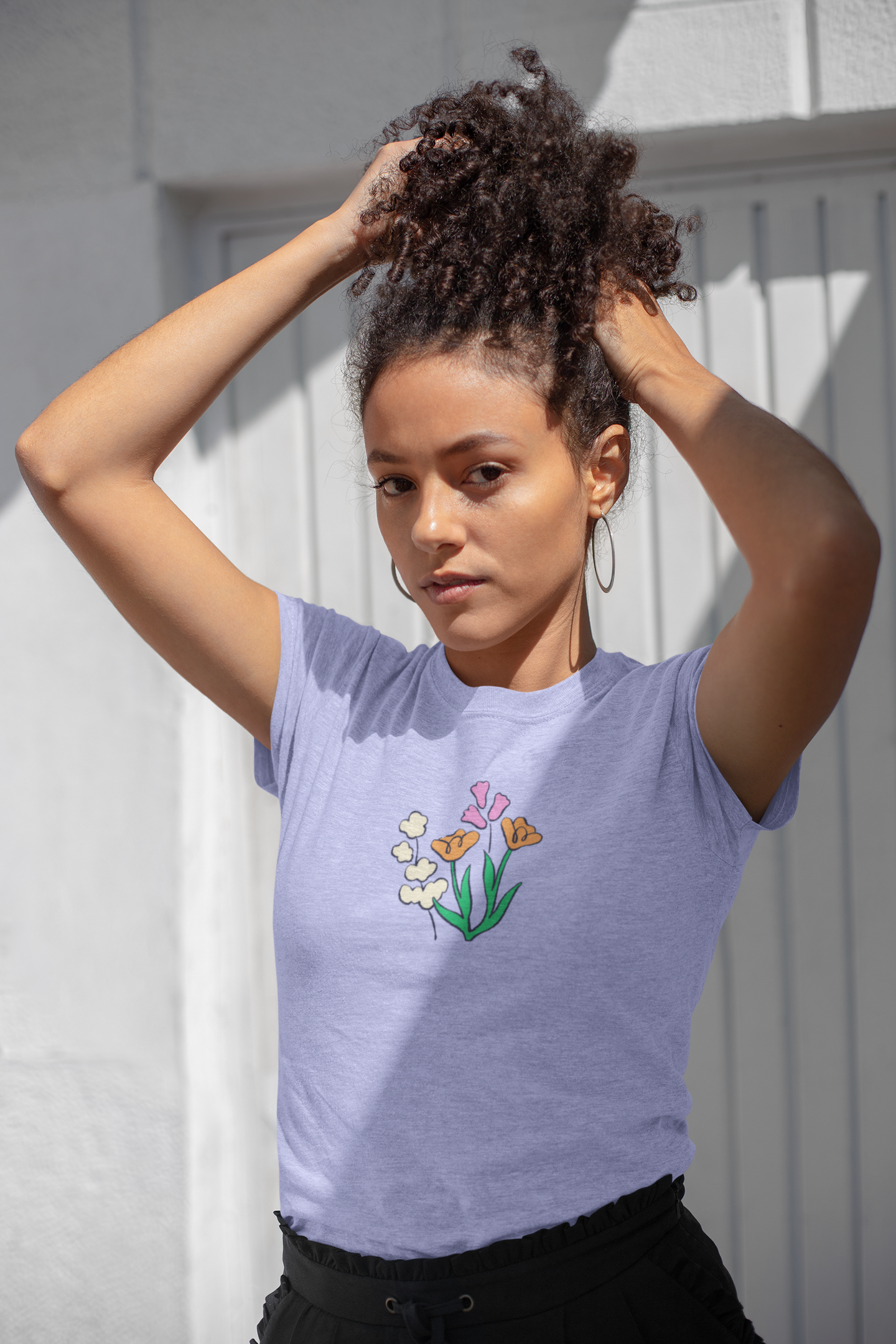 Flower 100% Cotton T-Shirt