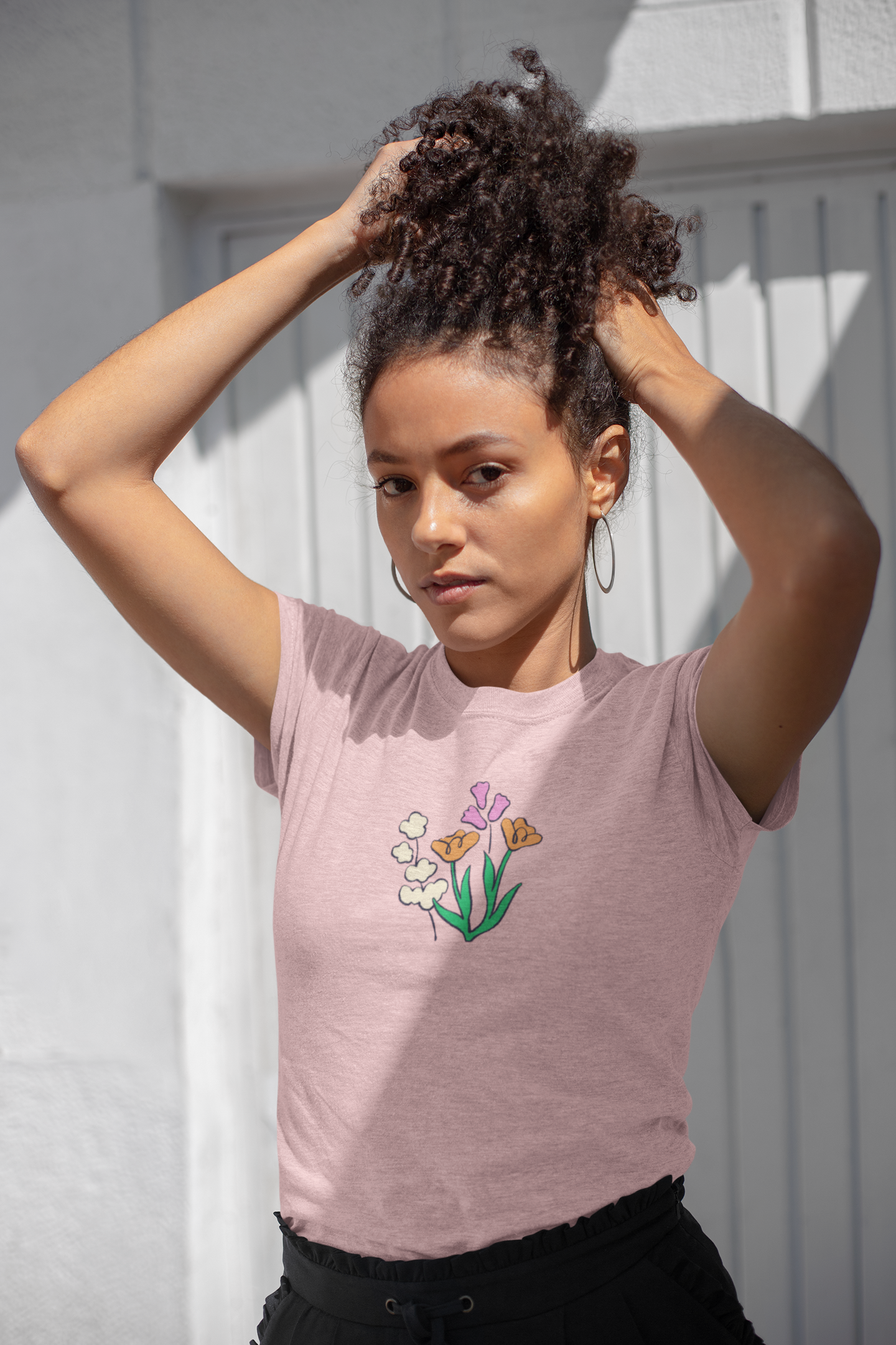 Flower 100% Cotton T-Shirt