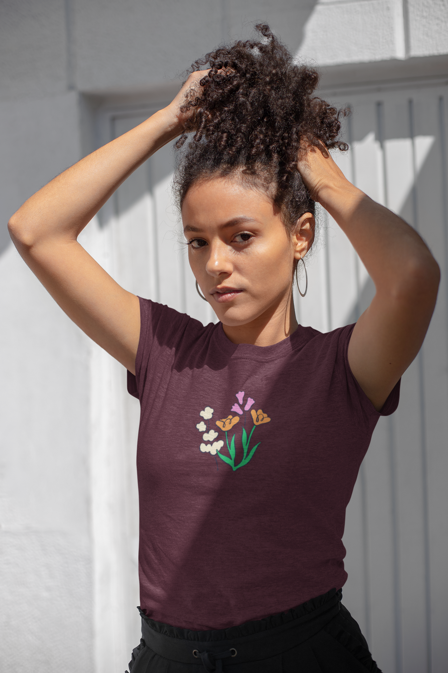 Flower 100% Cotton T-Shirt