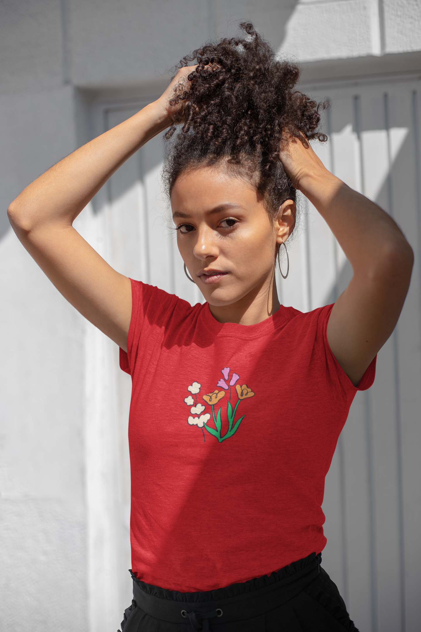 Flower 100% Cotton T-Shirt