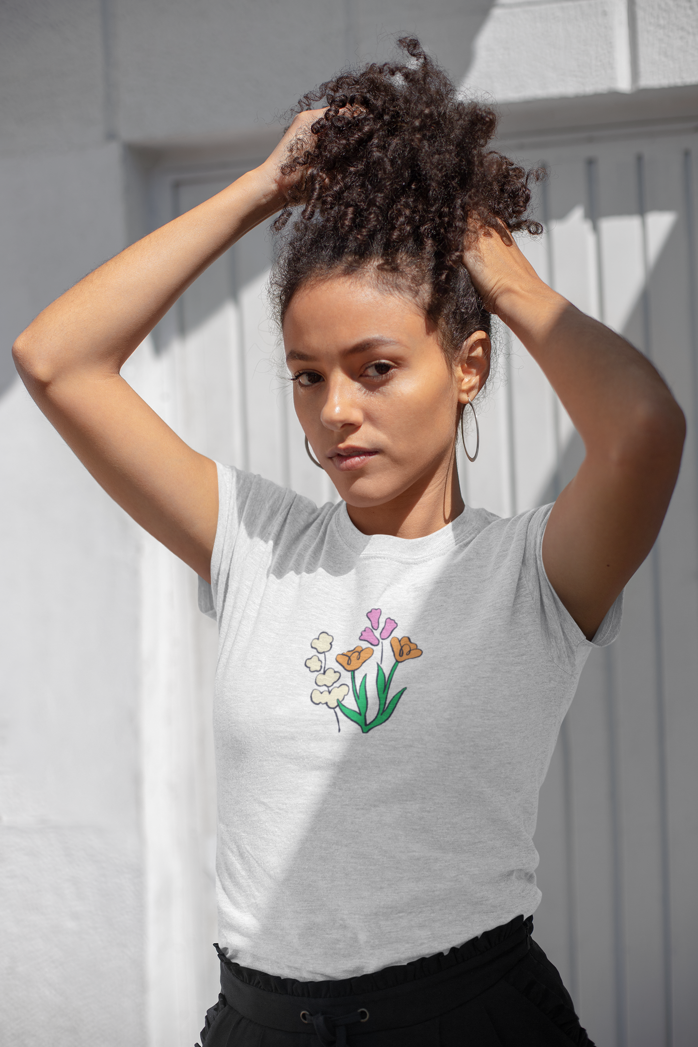 Flower 100% Cotton T-Shirt